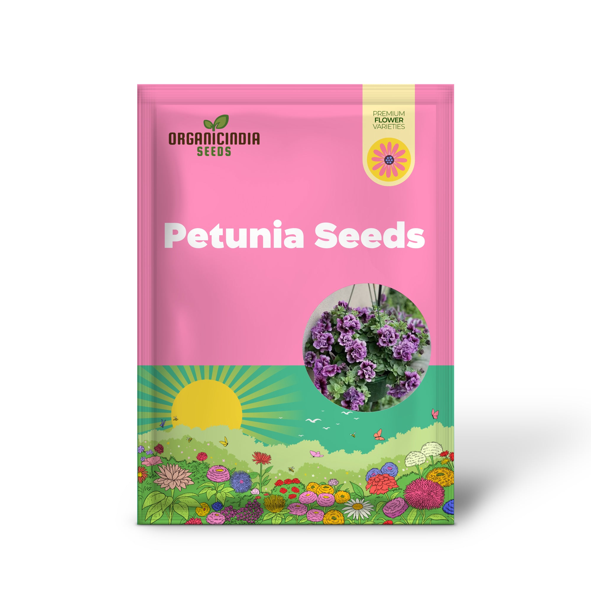 Premium Petunia Seeds - Colorful Flower Seeds for Planting in Gardens & Containers