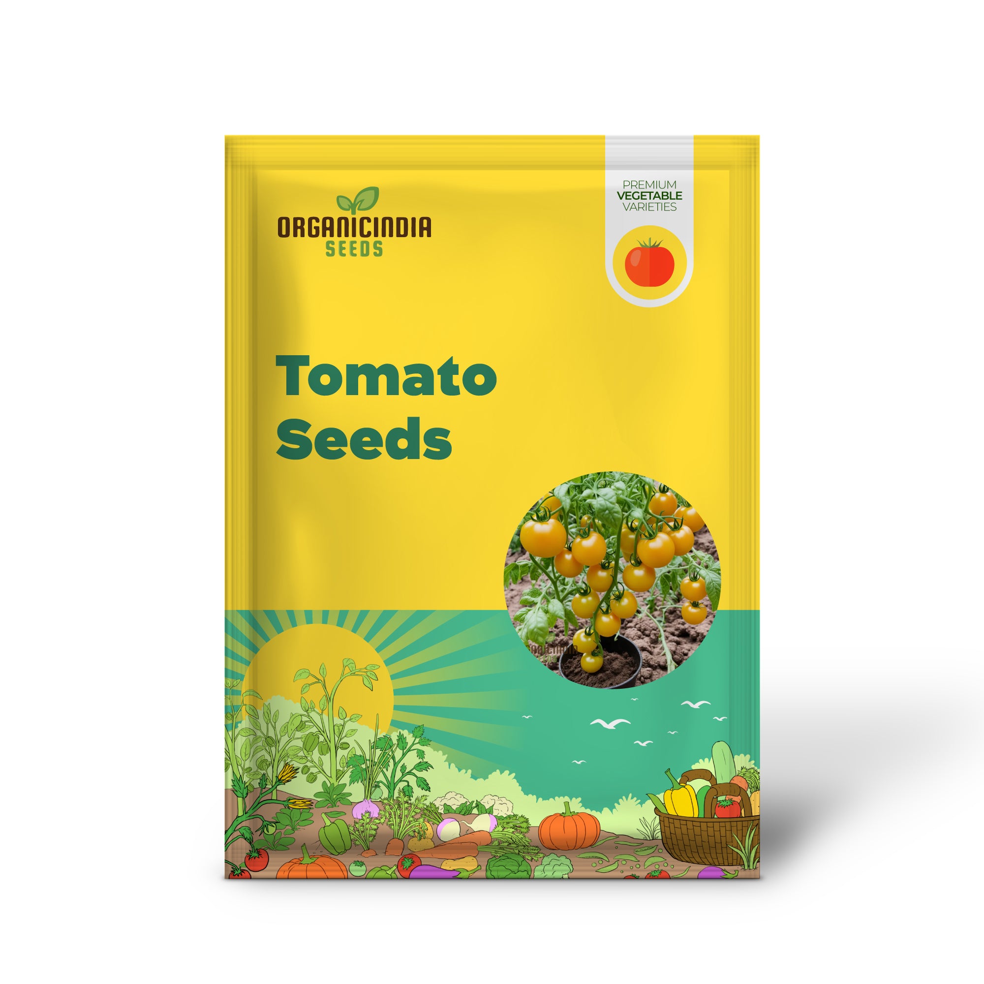 Schneegemüse-Tomatensamen zum Anpflanzen von Snow Wonder, Premium-Tomatensamen für Ihre Gartenabenteuer