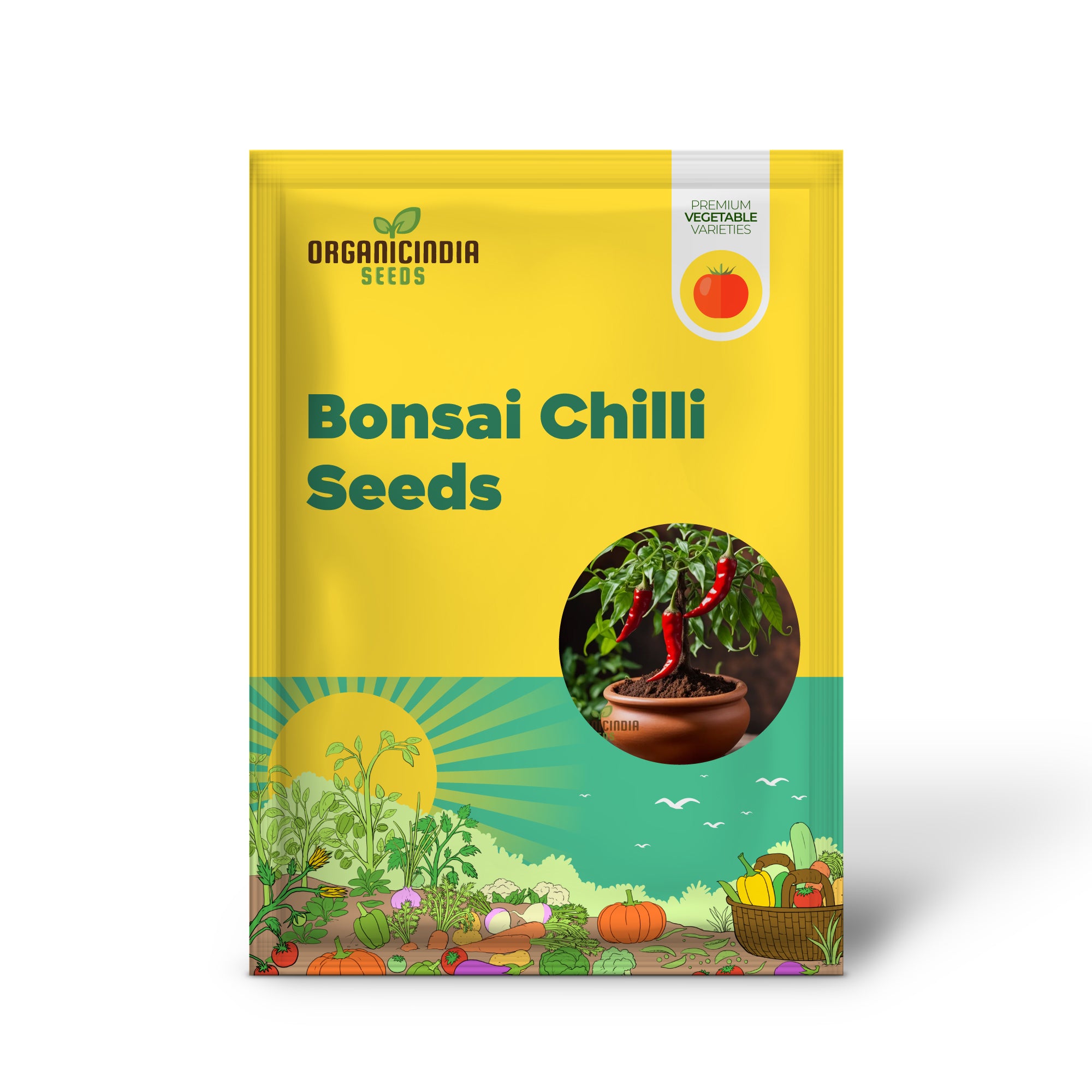 Bonsai-Chili-Gemüsesamen, Trinidad Moraga Scorpion – die heißesten Pflanzsamen der Welt