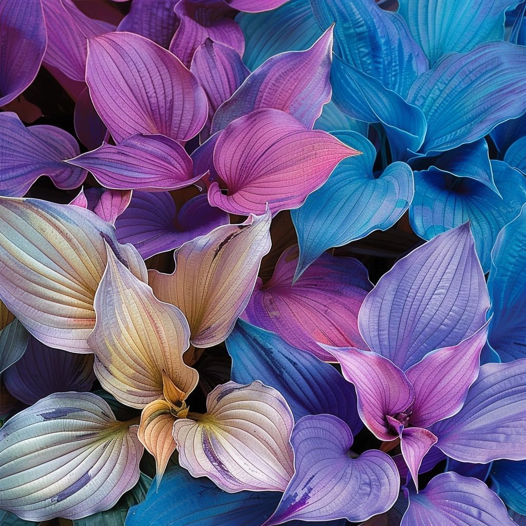 Mixed Hosta & Lily Perennial Flower Seeds – White Lace & Colorful Varieties for DIY Home Garden Ground Cover Planting
