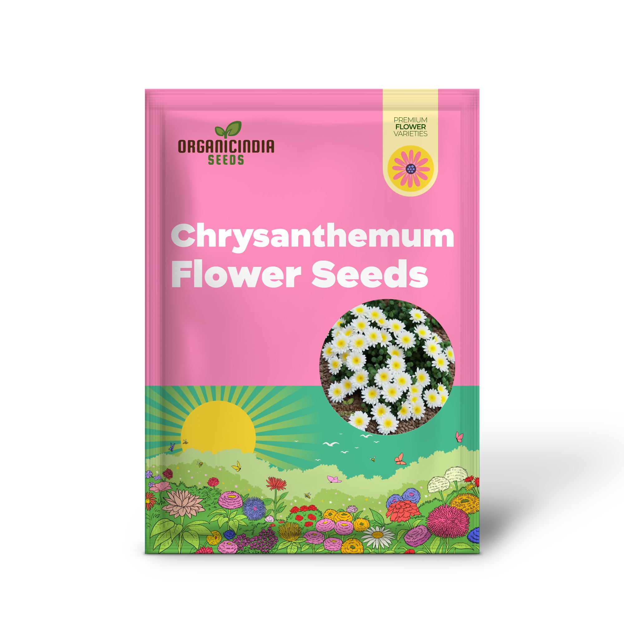 Garland Chrysanthemum Gartenblumensamen, farbenfrohe und nahrhafte Ergänzung für Ihren Garten