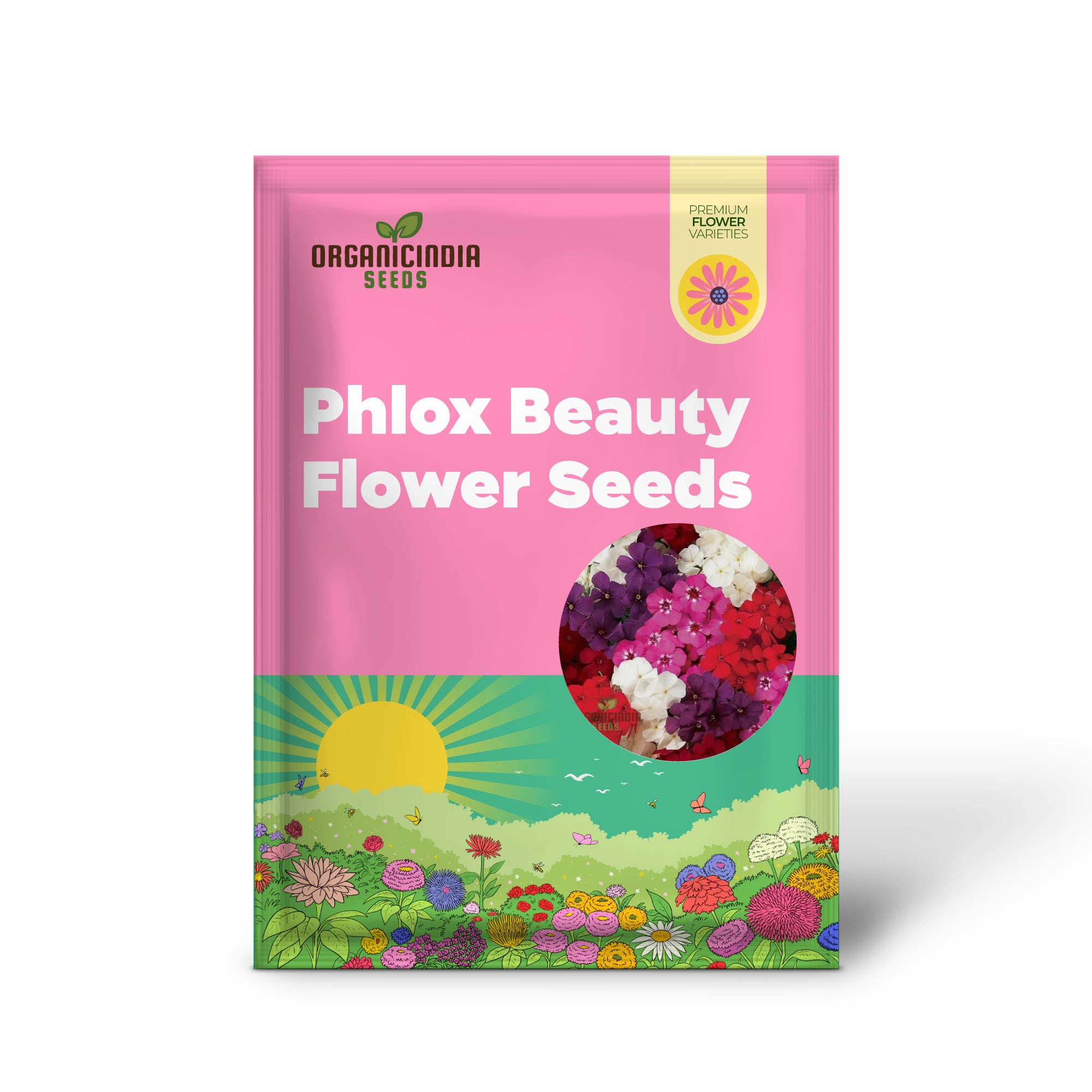 Phlox Beauty Mix - Flower Seeds, A Guide to Flowering, Gardening, and Planting for Stunning Blooms