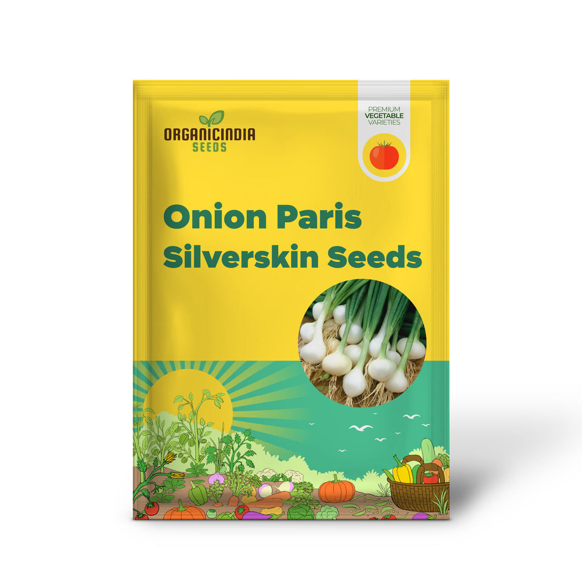 Zwiebelsamen „Paris Silverskin“ zum Anpflanzen. Werten Sie Ihren Garten mit knackigen, aromatischen Zwiebeln auf, die sich perfekt für kulinarische Kreationen eignen.