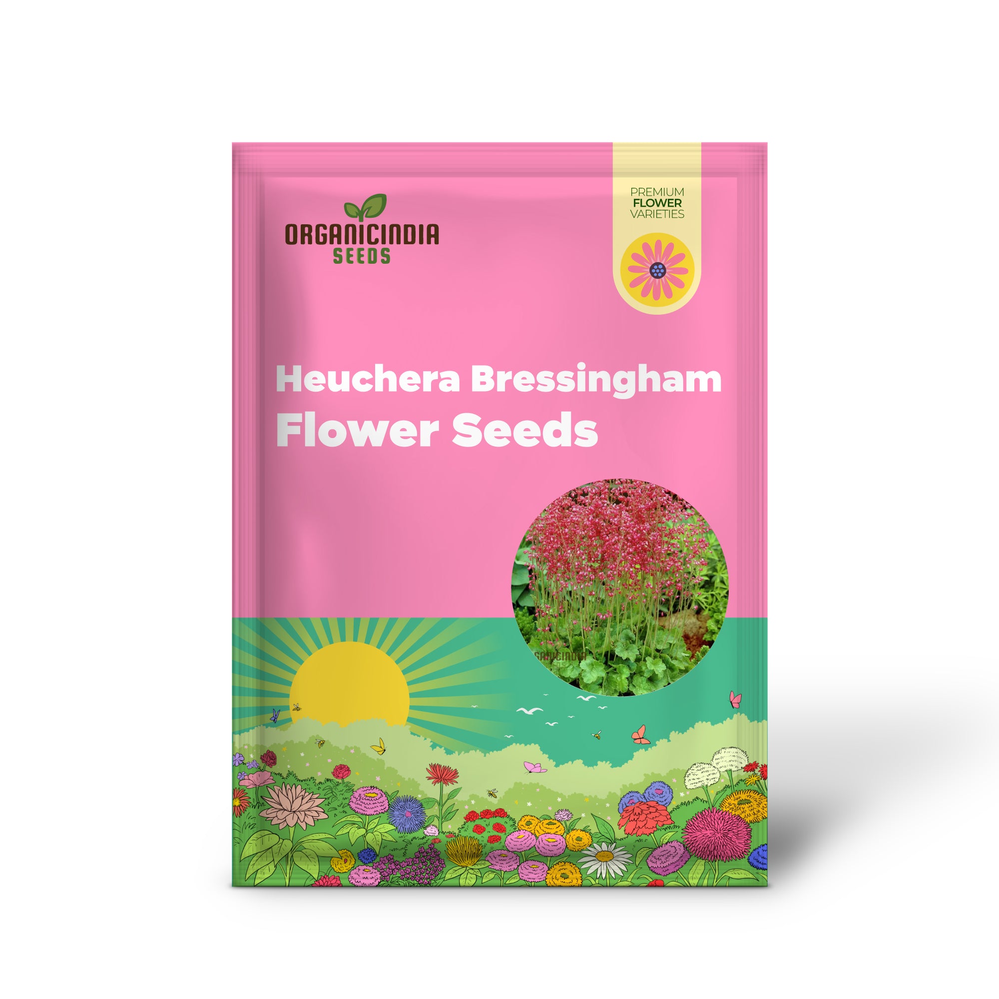 Heuchera Bressingham Hybrids Flower Seeds, Premium Garden Seeds for Gardening Enthusiasts