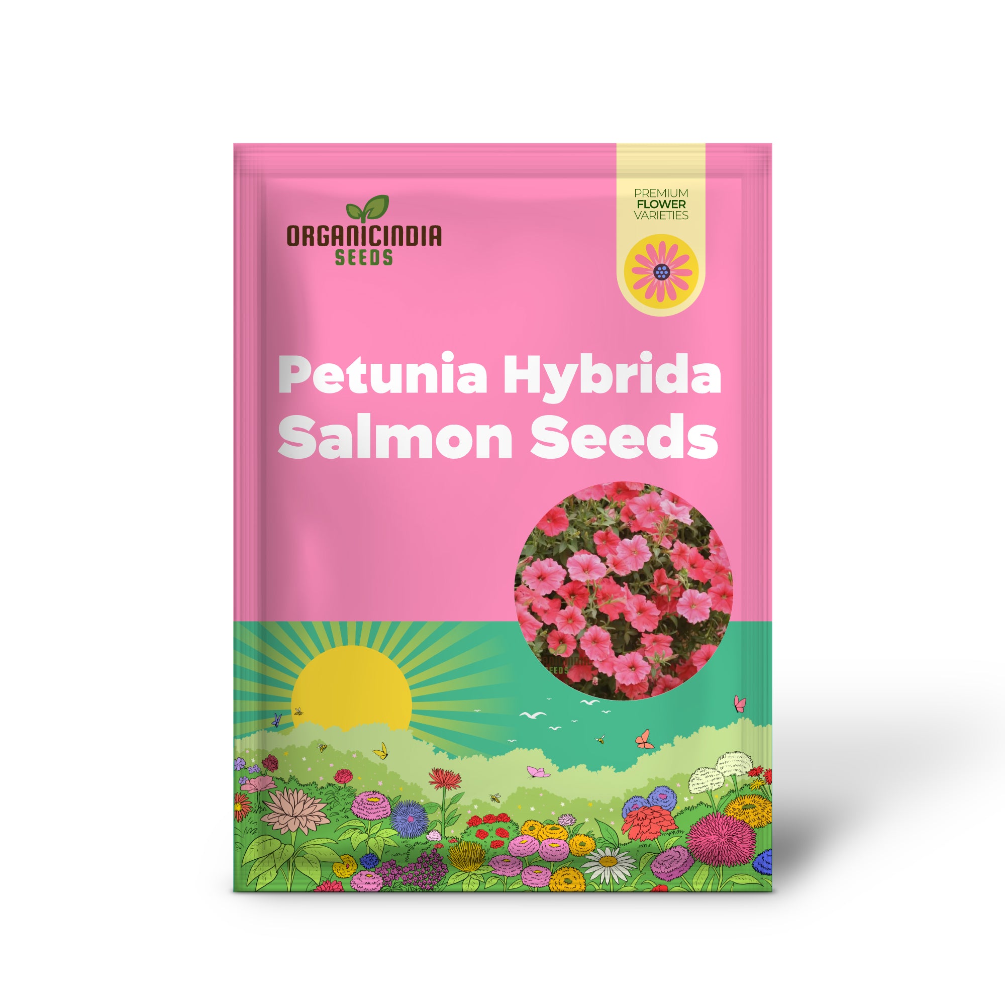 Petunia Hybrida Salmon Shades Velvet F1 Seeds - Grow Stunning Salmon Shades Velvet Petunias in Your Garden