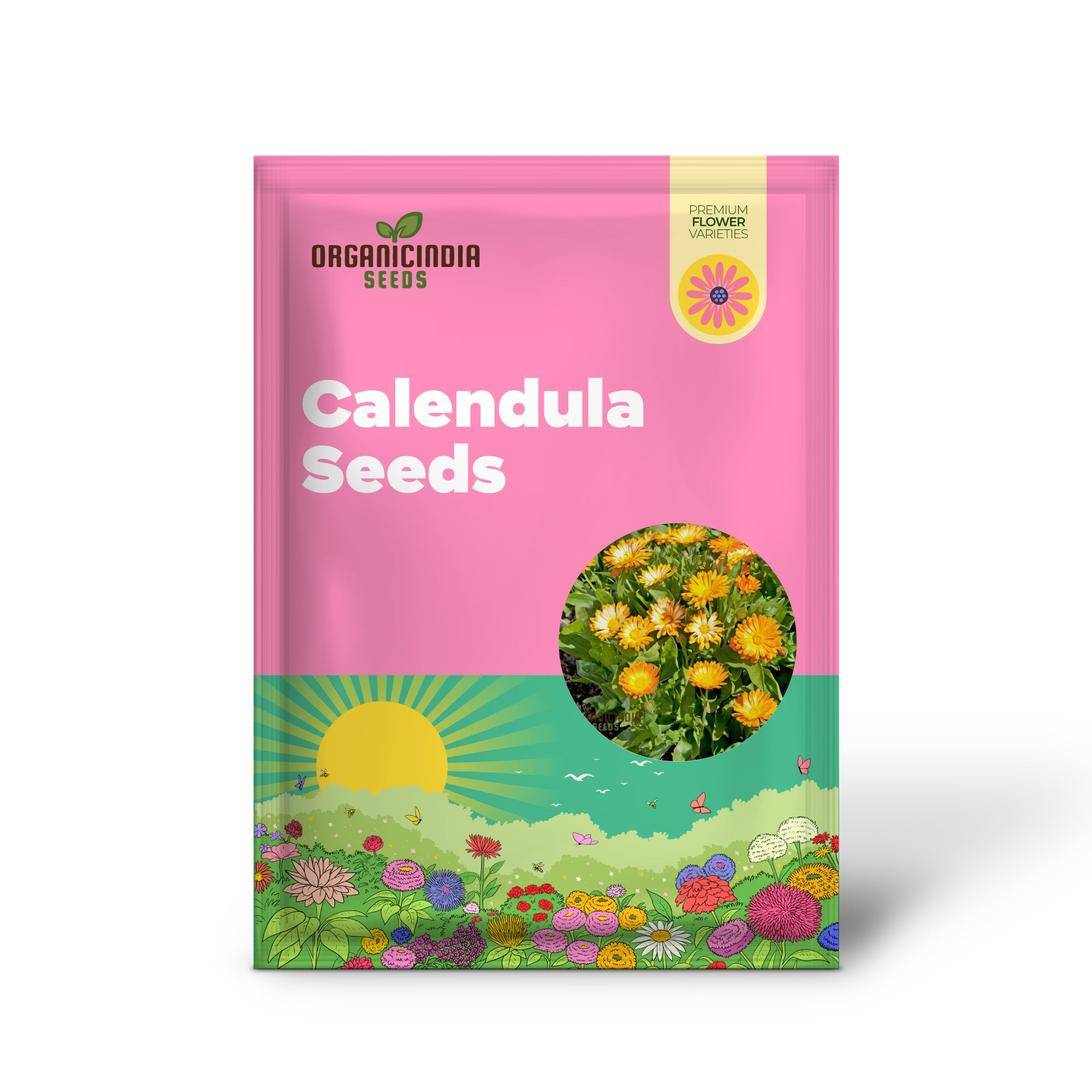 Calendula 'Oopsy Daisy' Seeds â€“ Elevate Your Gardening Experience with Cheerful Blooms and Endless Delight!