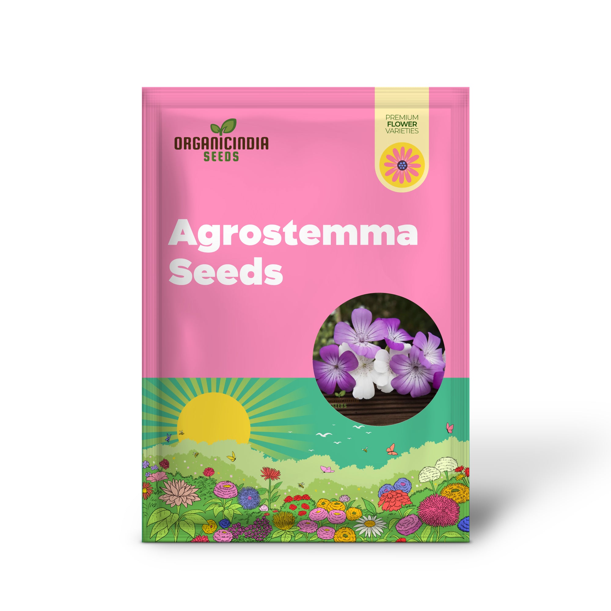 Agrostemma Queen Formula Mix Seeds , Explore a Diverse Palette of Colors and Elevate Your Gardening Experience