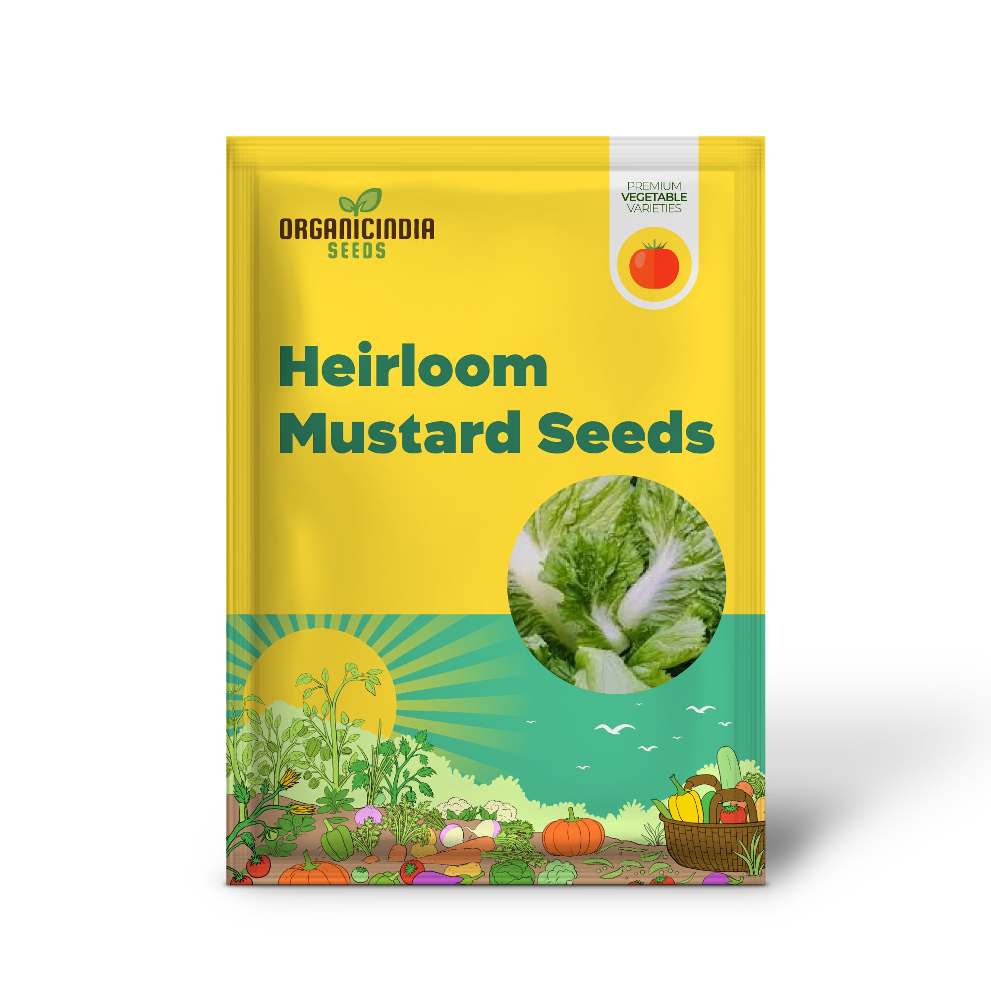 Feaster Family Heirloom Mustard Vegetable Seeds, Premium Quality Seeds for Gardeners, Discover Exceptional Garden Varieties