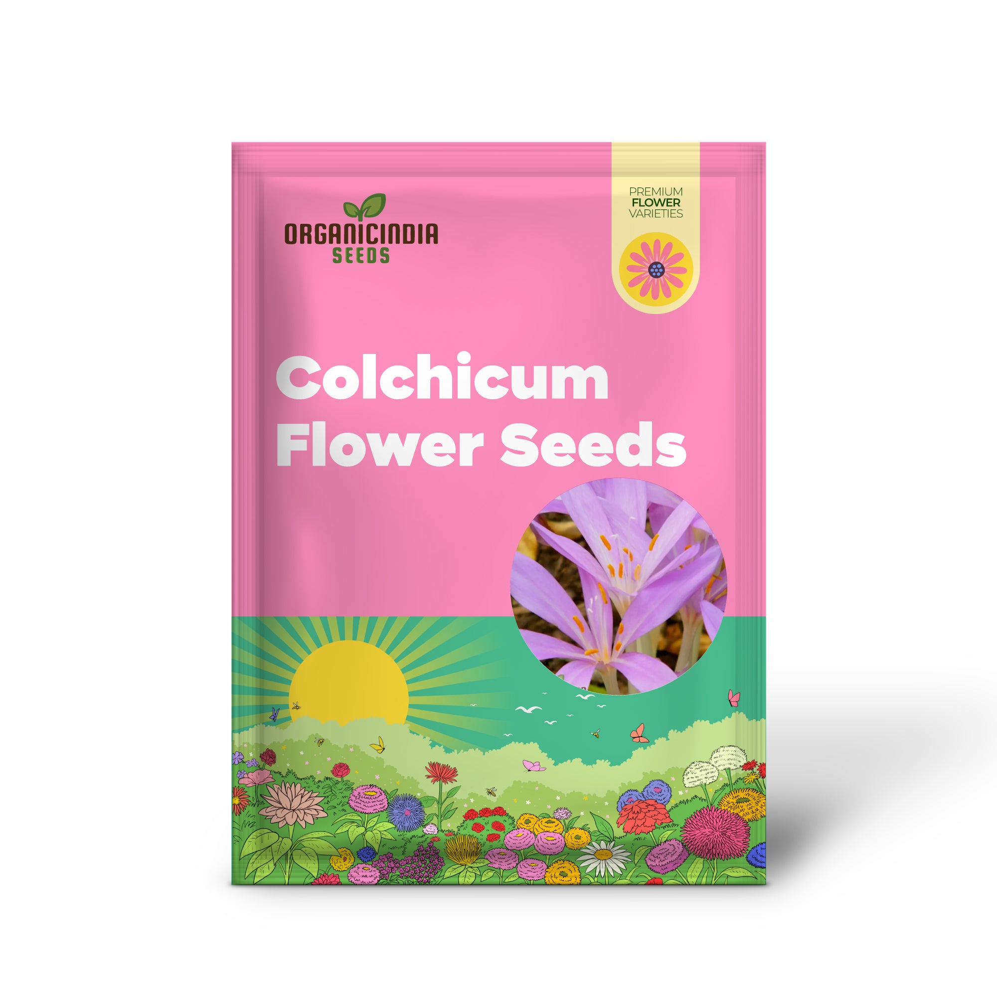 Colchicum Autumnale Flower Seeds for Planting, Premium Quality for Gardening