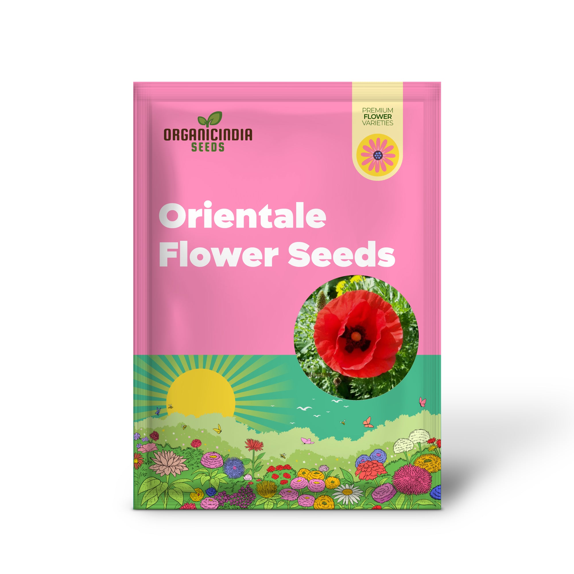 Graines de PAPAVER ORIENTALE 'NEW HYBRIDS' pour des fleurs de jardin exquises - Graines de qualité supérieure pour votre plaisir de jardinage