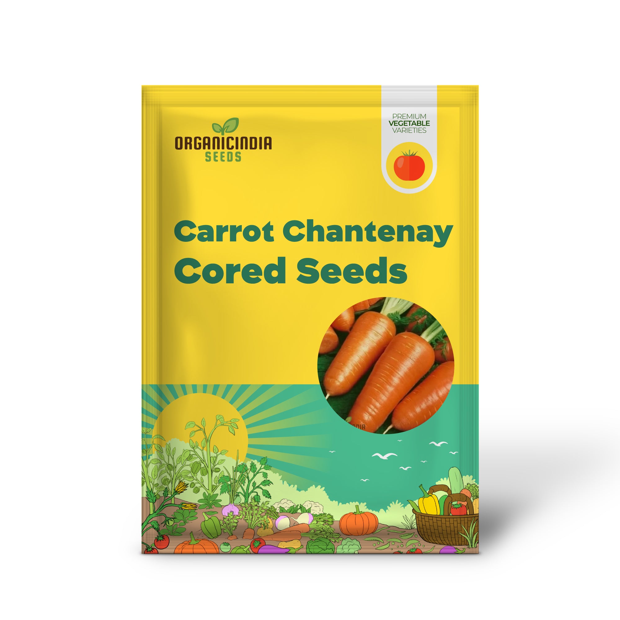 CARROT CHANTENAY RED CORED 2 Seeds for Your Gardening Needs