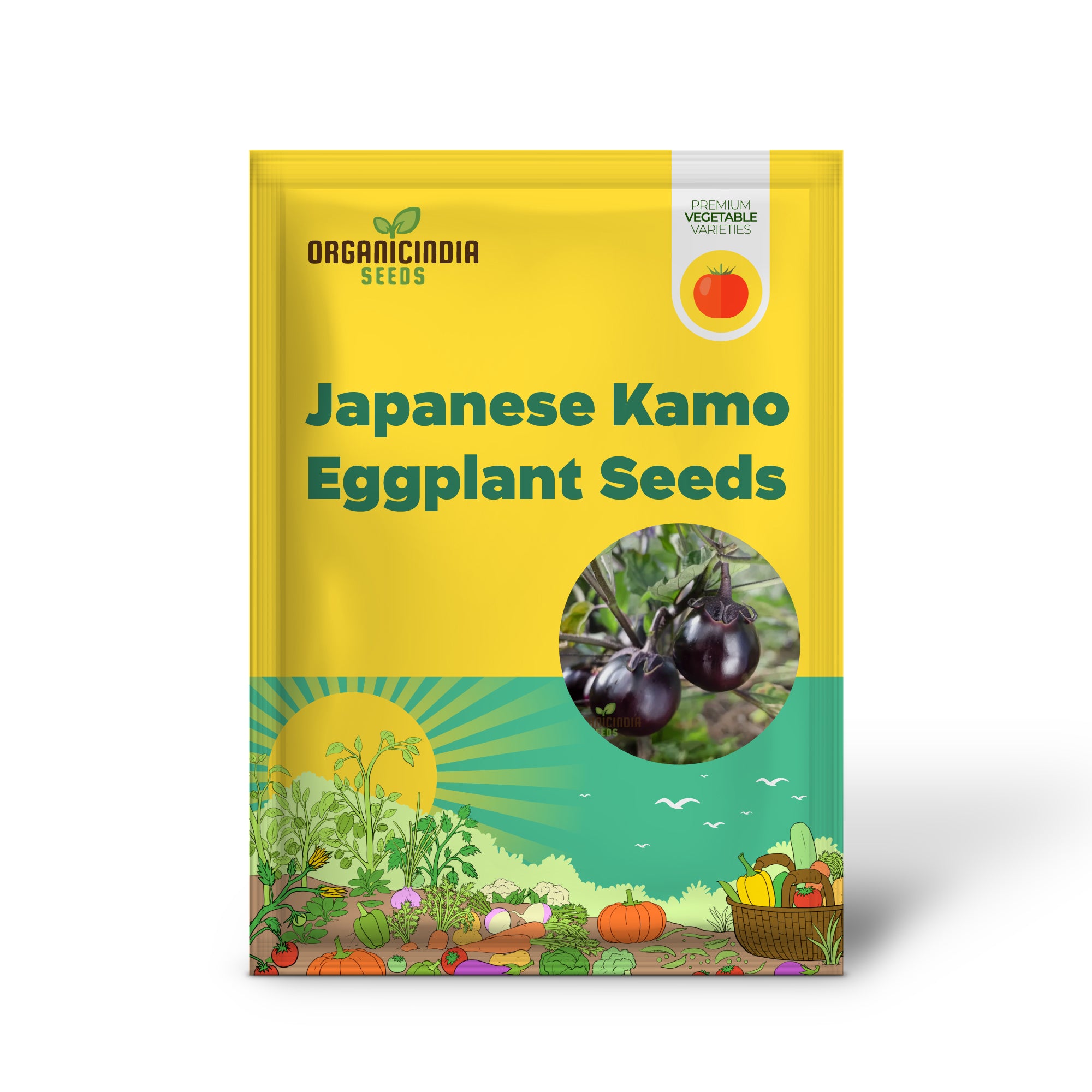 Japanese Kamo Eggplant Seeds: Elevate Your Garden with Exquisite Flavor and Rich Culinary Tradition!