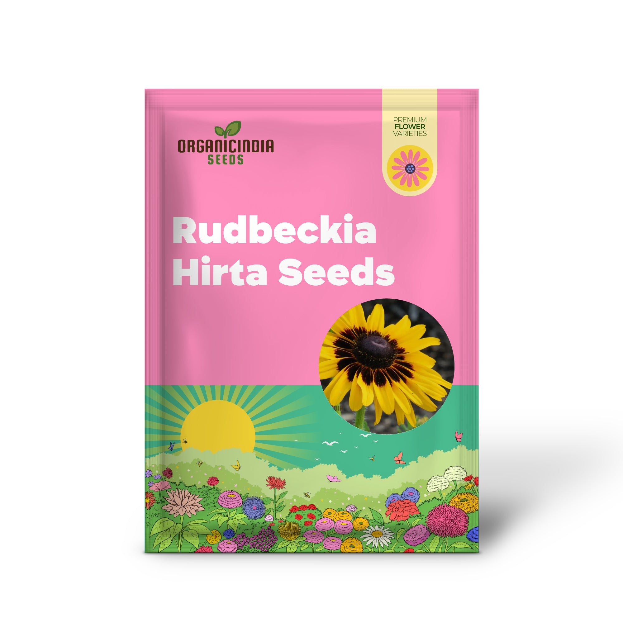 Graines de Rudbeckia Hirta 'Goldeneye' à planter, une Susan aux yeux noirs vibrante pour votre jardin"