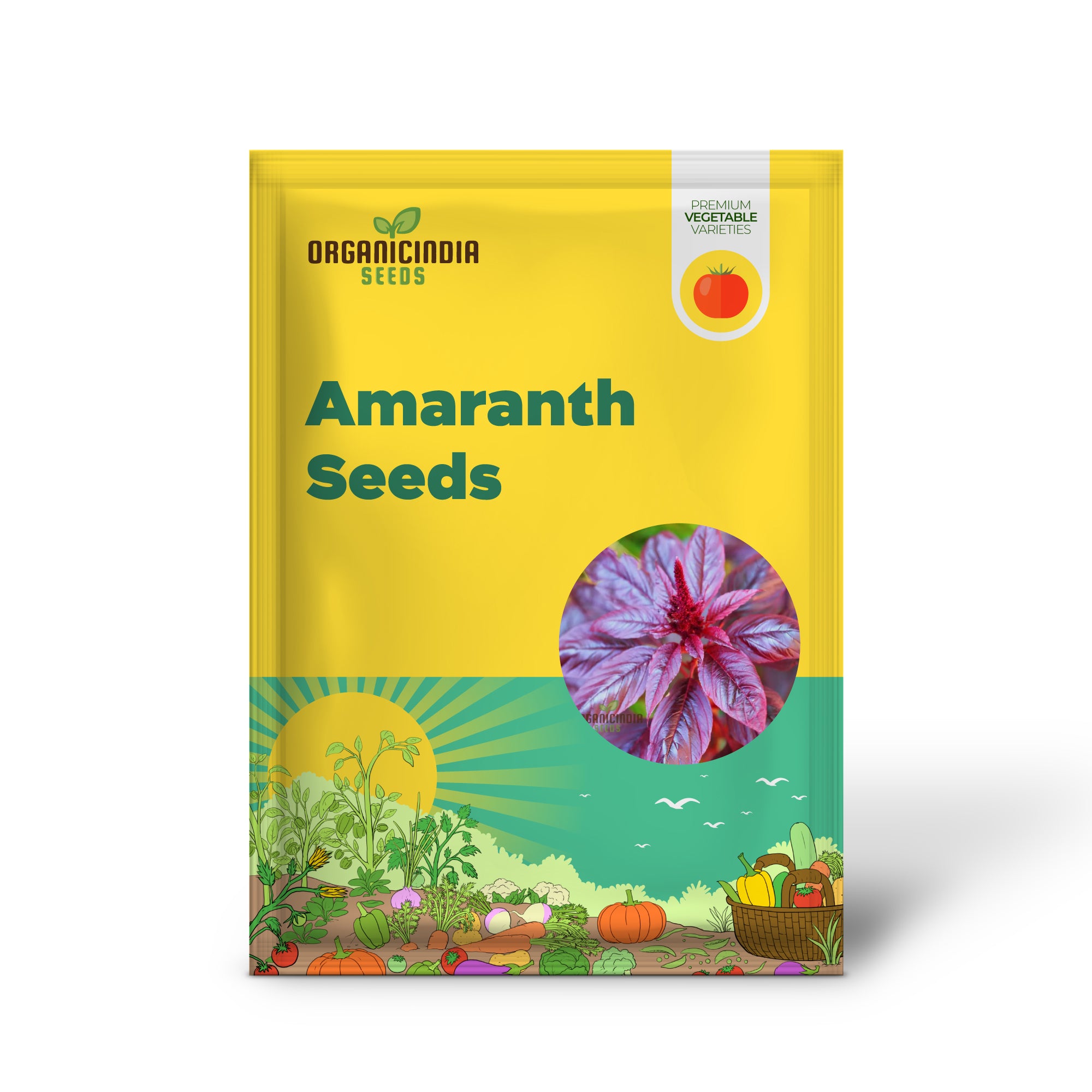 Amaranth - Midnight Red Vegetable Seeds For Planting, Grow Stunning Deep Red Greens for Your Garden