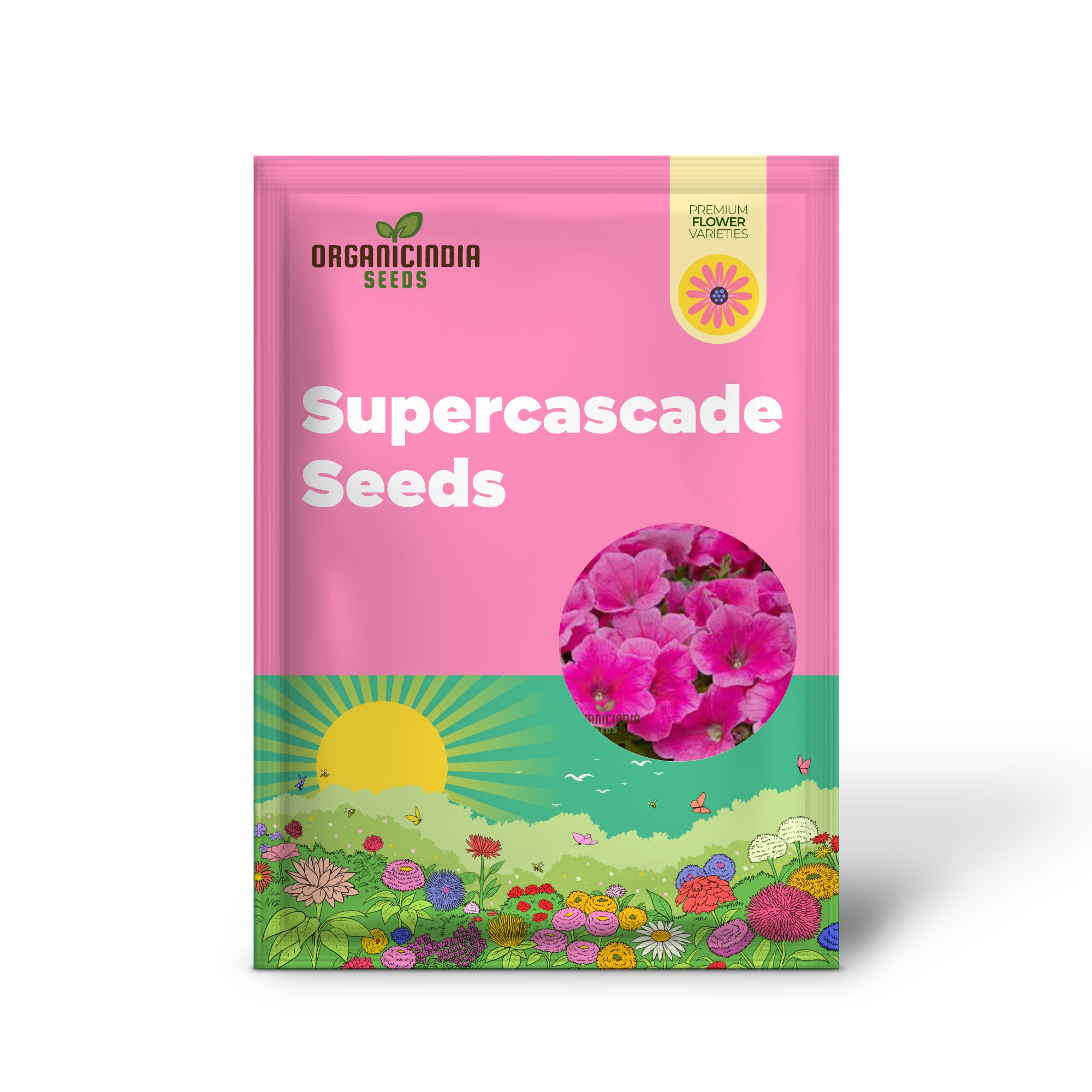 Petunia Supercascade Pink Seeds for Planting