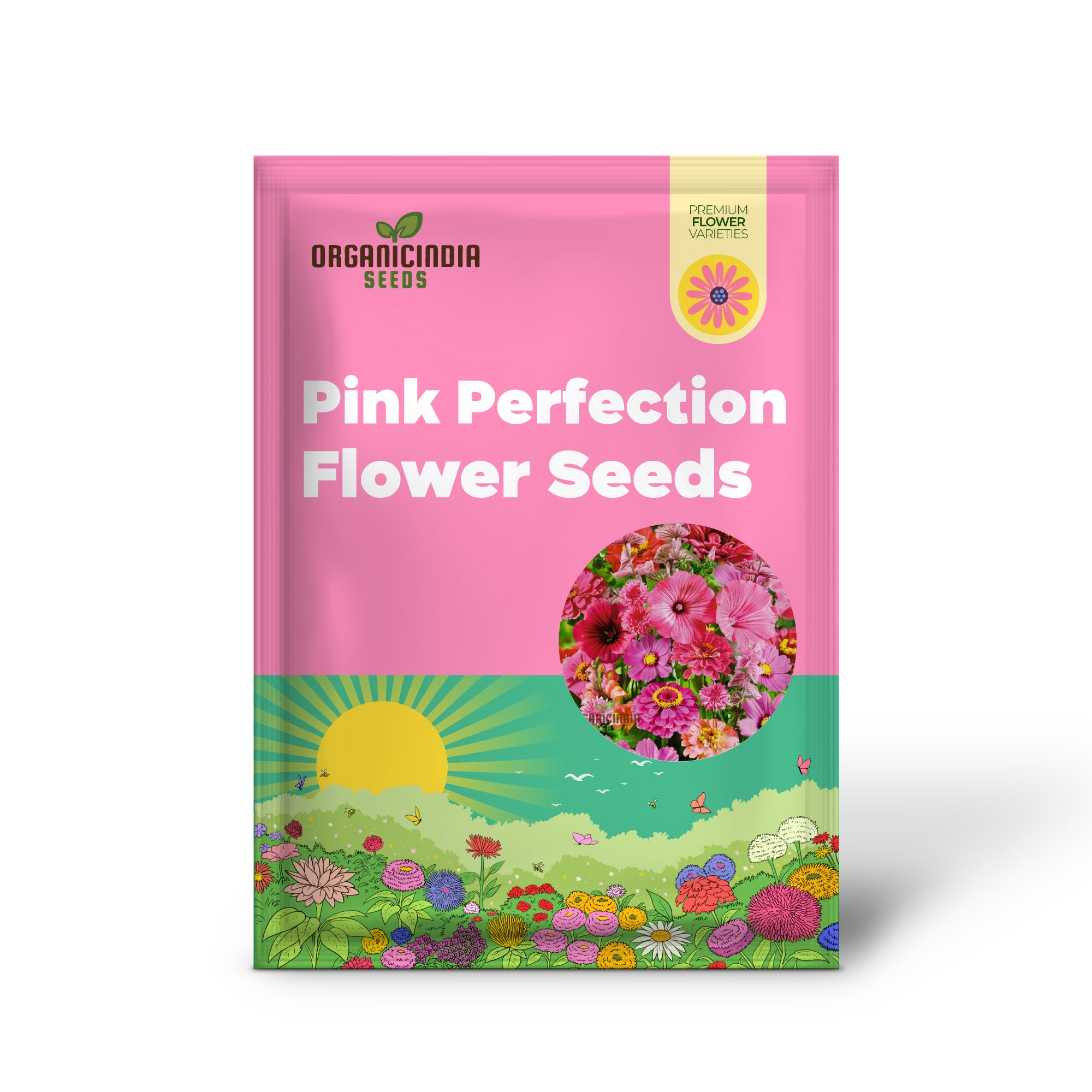 Graines de fleurs roses parfaites à planter, fleurs roses élégantes pour votre jardin