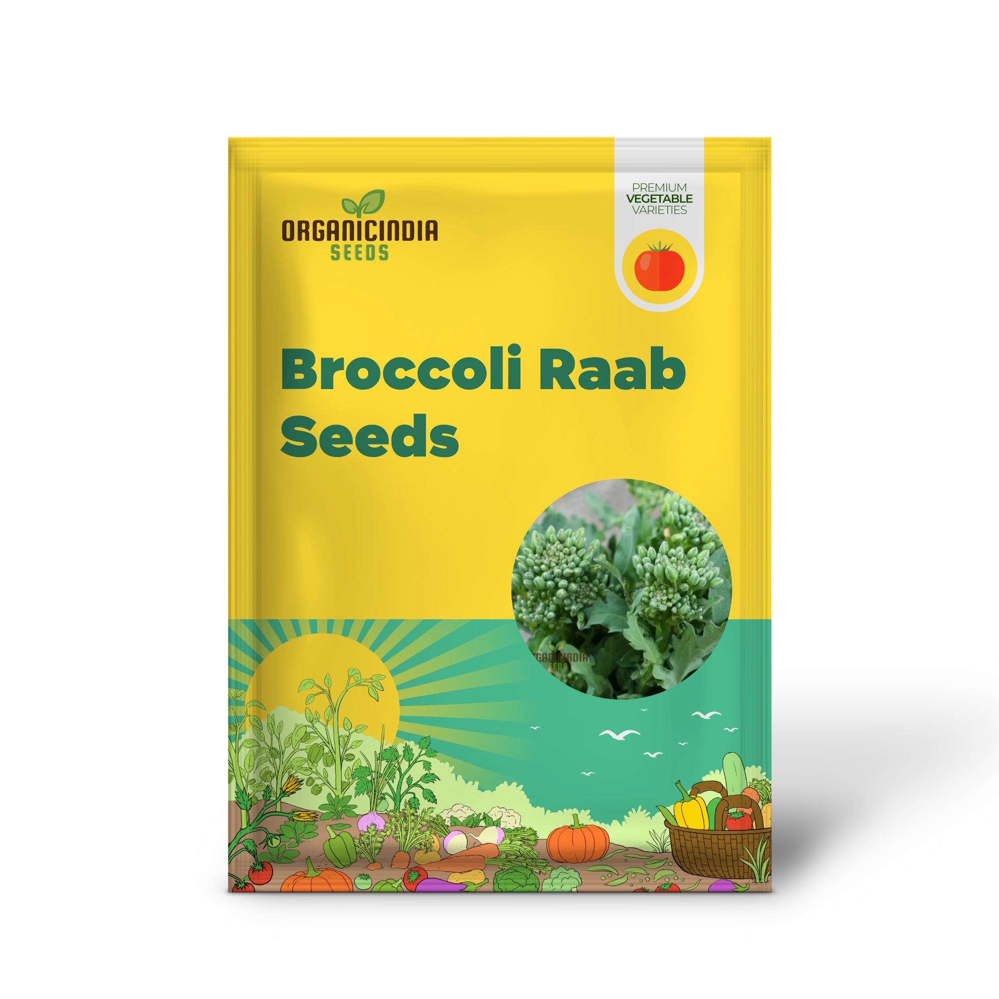 Broccoli-Raab Samen - Frühlings-Rübenkohl für Gartenfreunde
