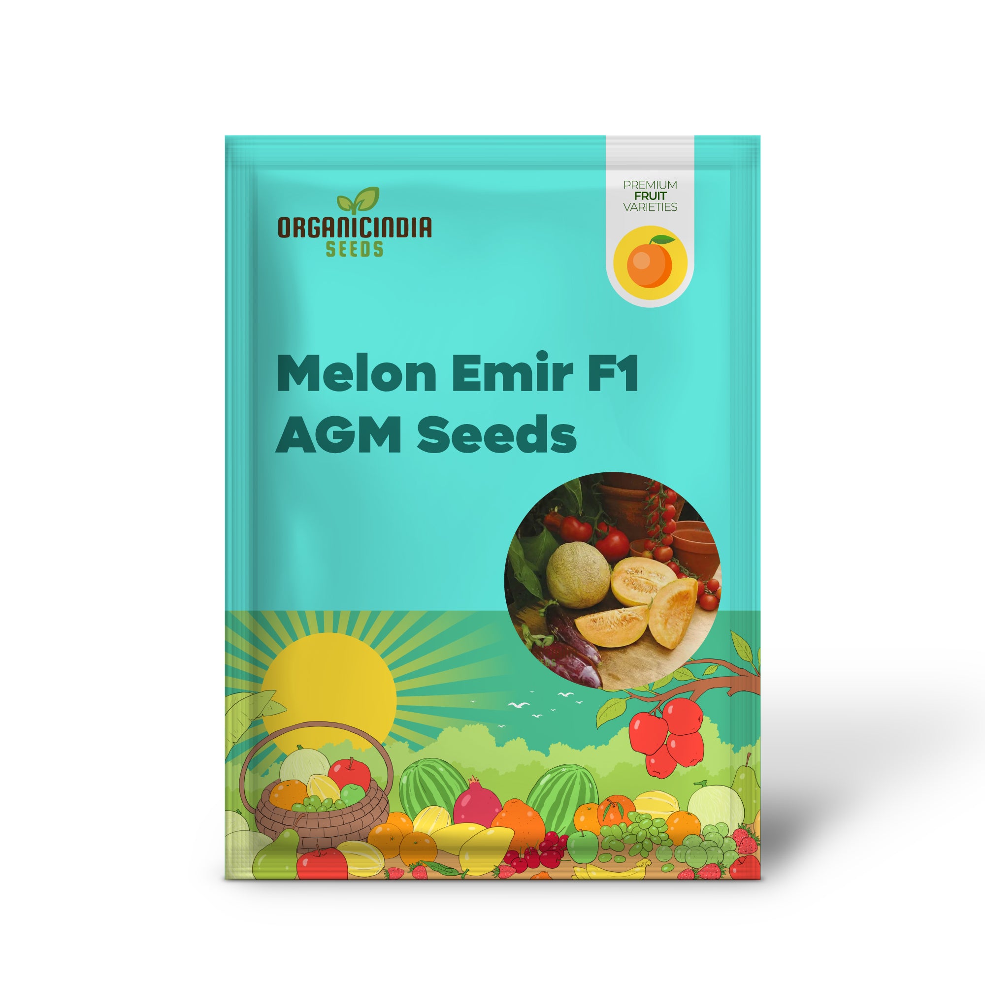 Melon Emir F1 AGM Seeds, High-Quality Fruit Seeds for Planting Delicious Melons in Your Garden