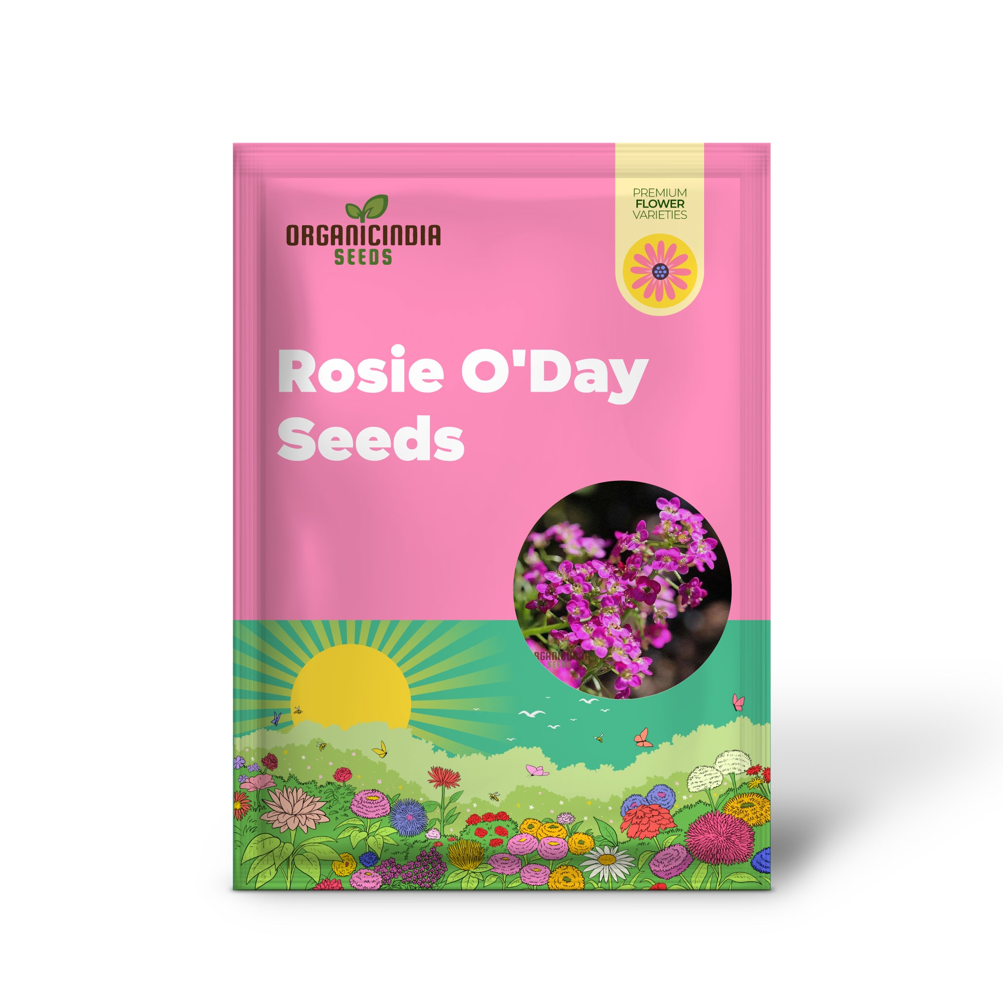 Rosie O'Day Seeds - Premium Quality Flower Seeds for Planting and Gardening | Buy Organic Rosie O'Day Seeds Online