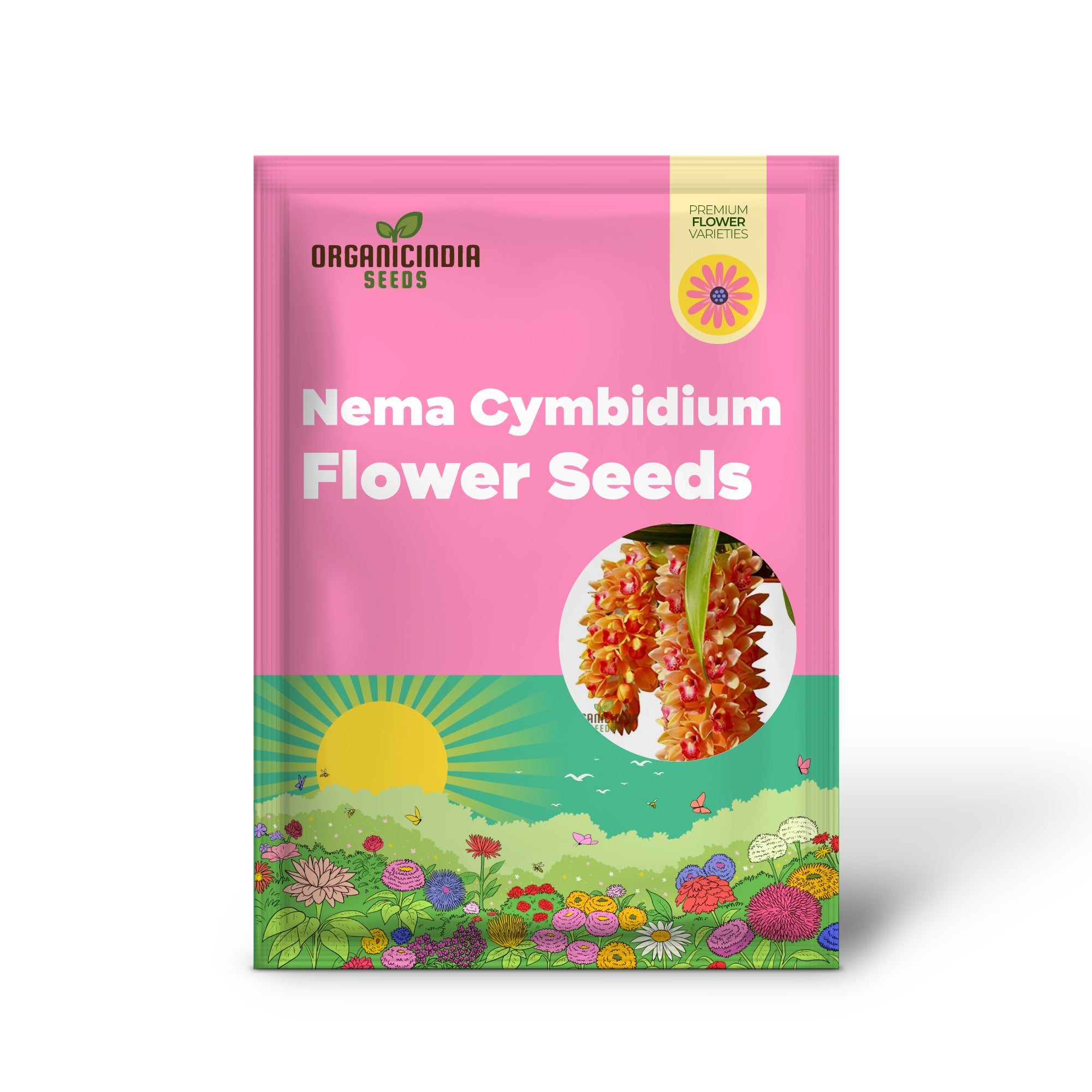 Nema Cymbidium Maxillaria Goeringii Noble Orchid Flower Seeds for Planting, High Quality and Lengthy Blooming