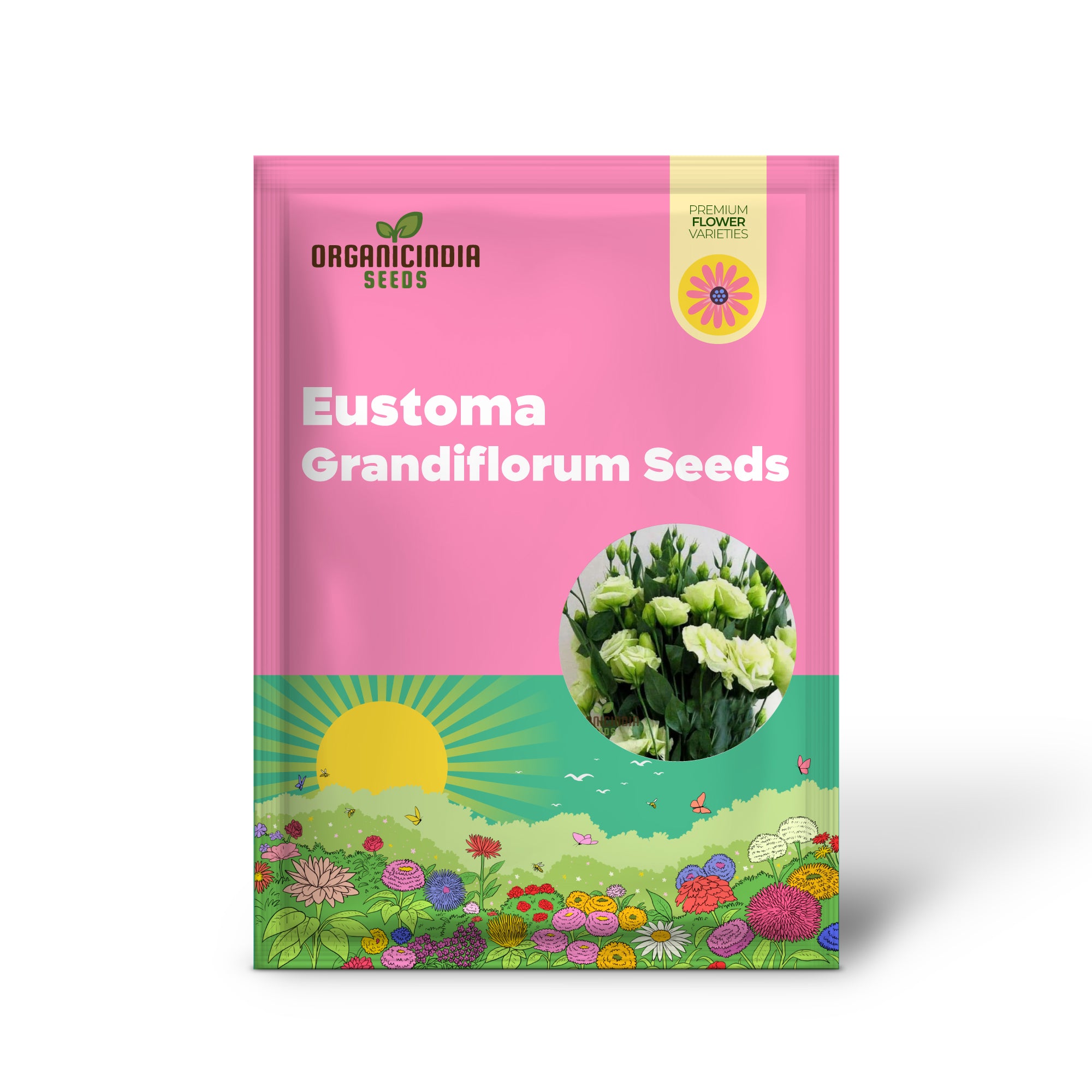 Eustoma Grandiflorum Seeds for Rare Flowers Planting - 100 pcs