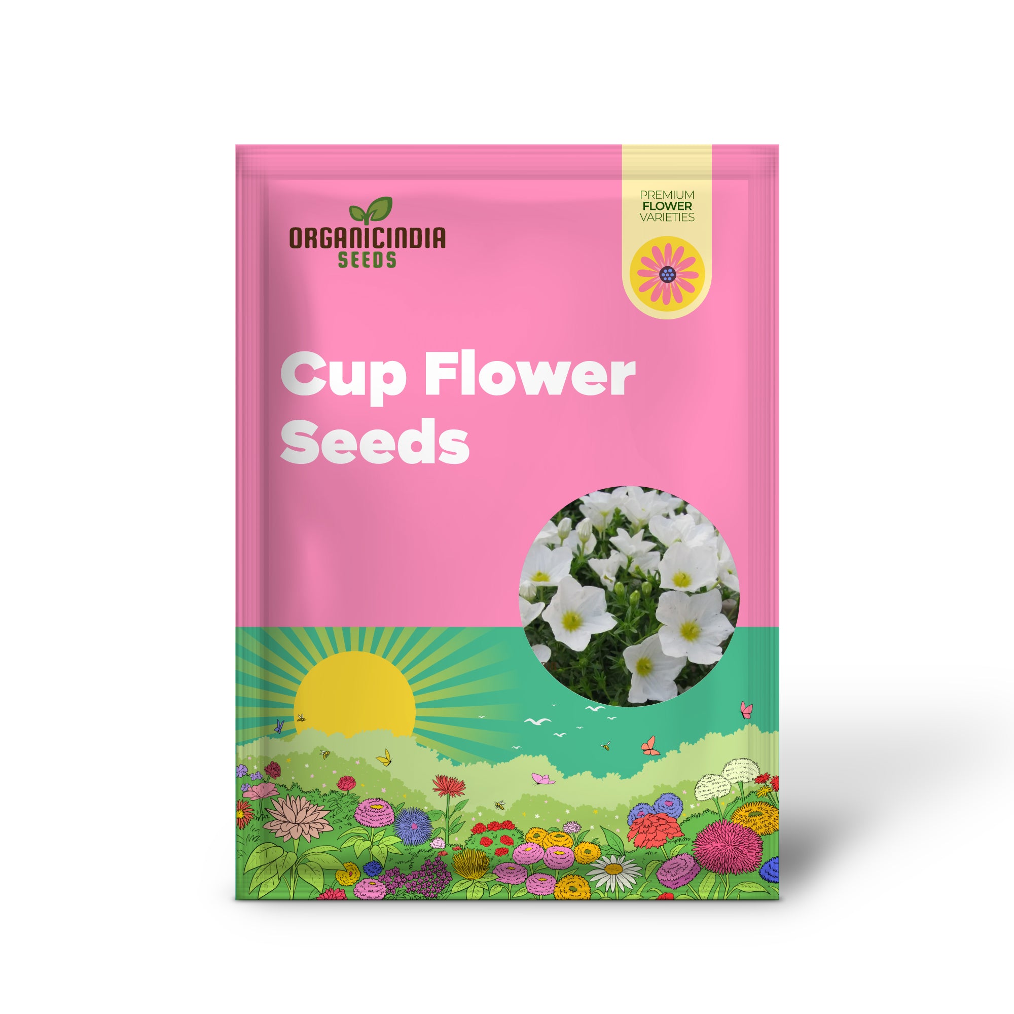 Cup Flower Seeds - White Robe (Nierembergia Hippomanica) for Planting | 100 pcs