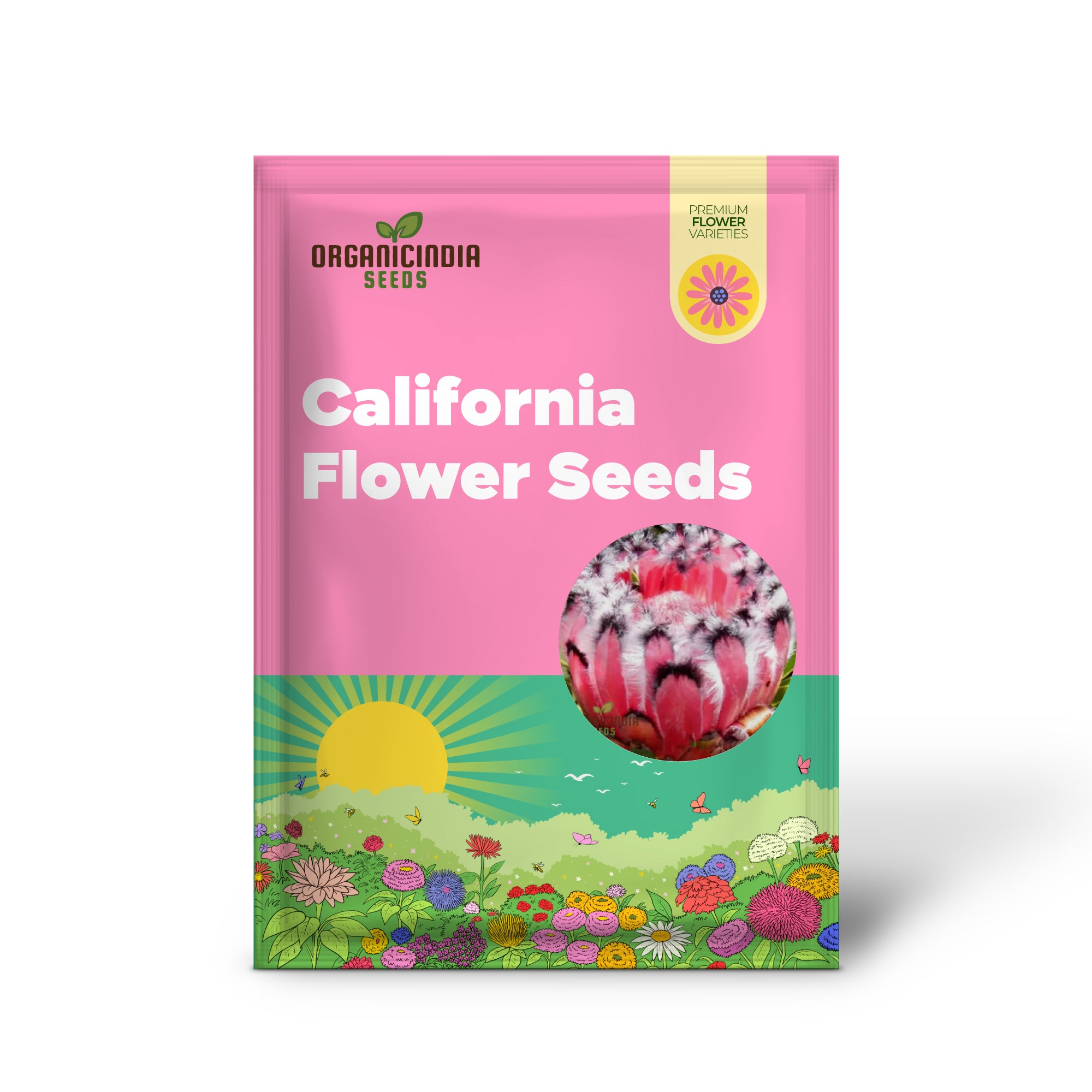 Semi-California Flower Seeds for Planting - 100 pcs