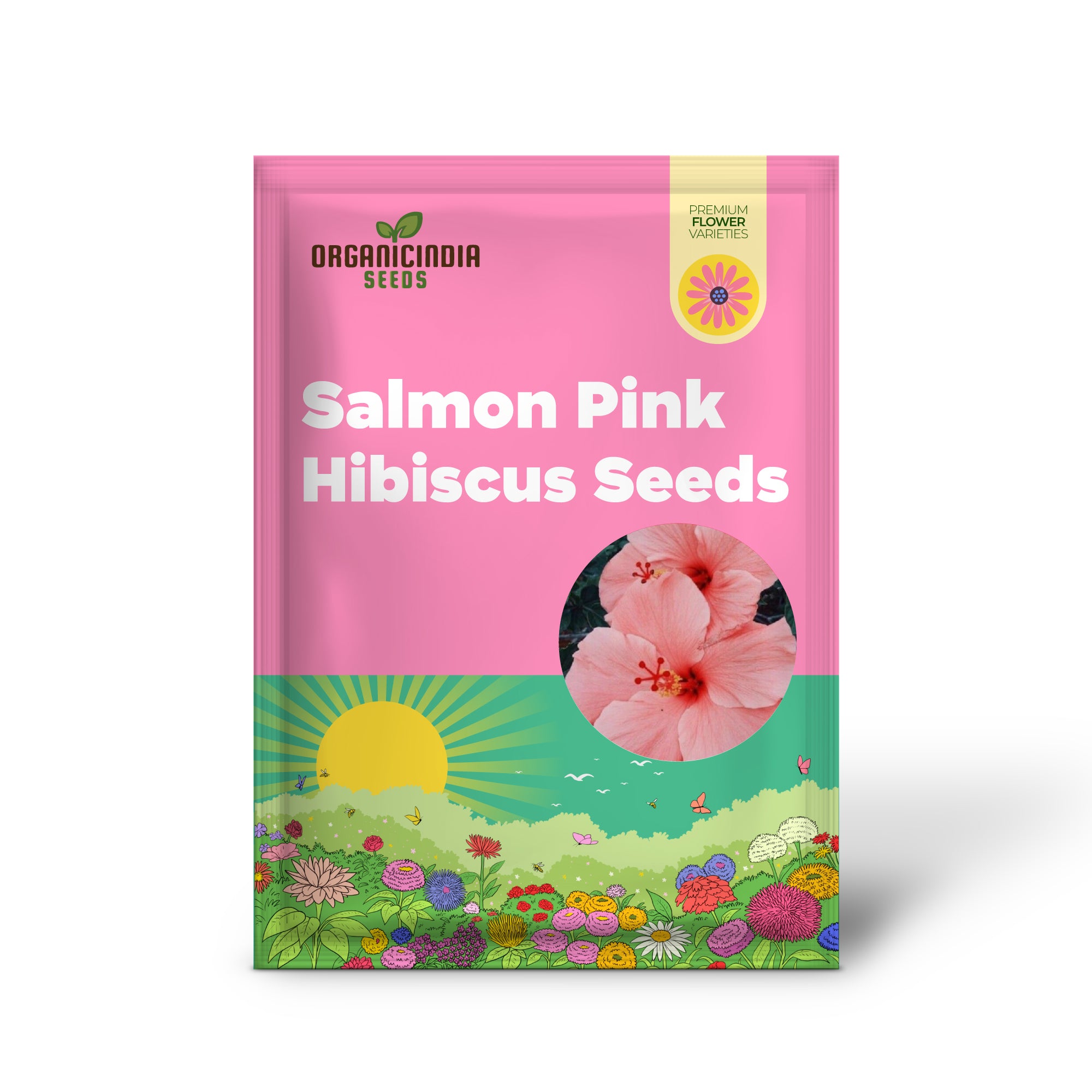 Salmon Pink Hibiscus Seeds for Planting