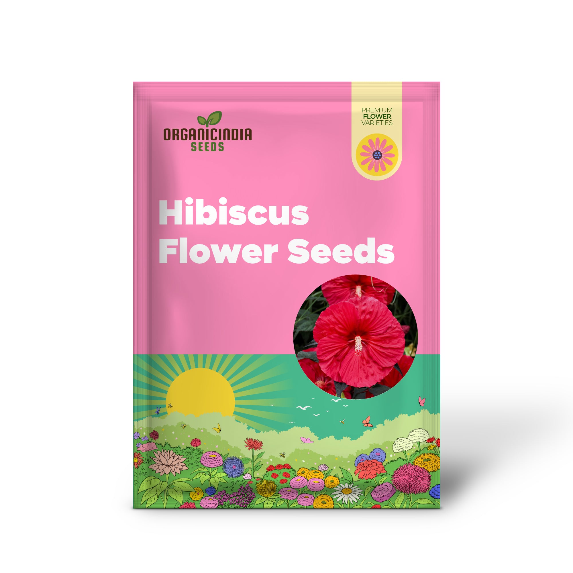 Red Dinner Plate Hibiscus Flower Seeds – Huge 10-12 Inch Blooms, Perennial (15+ Seeds)