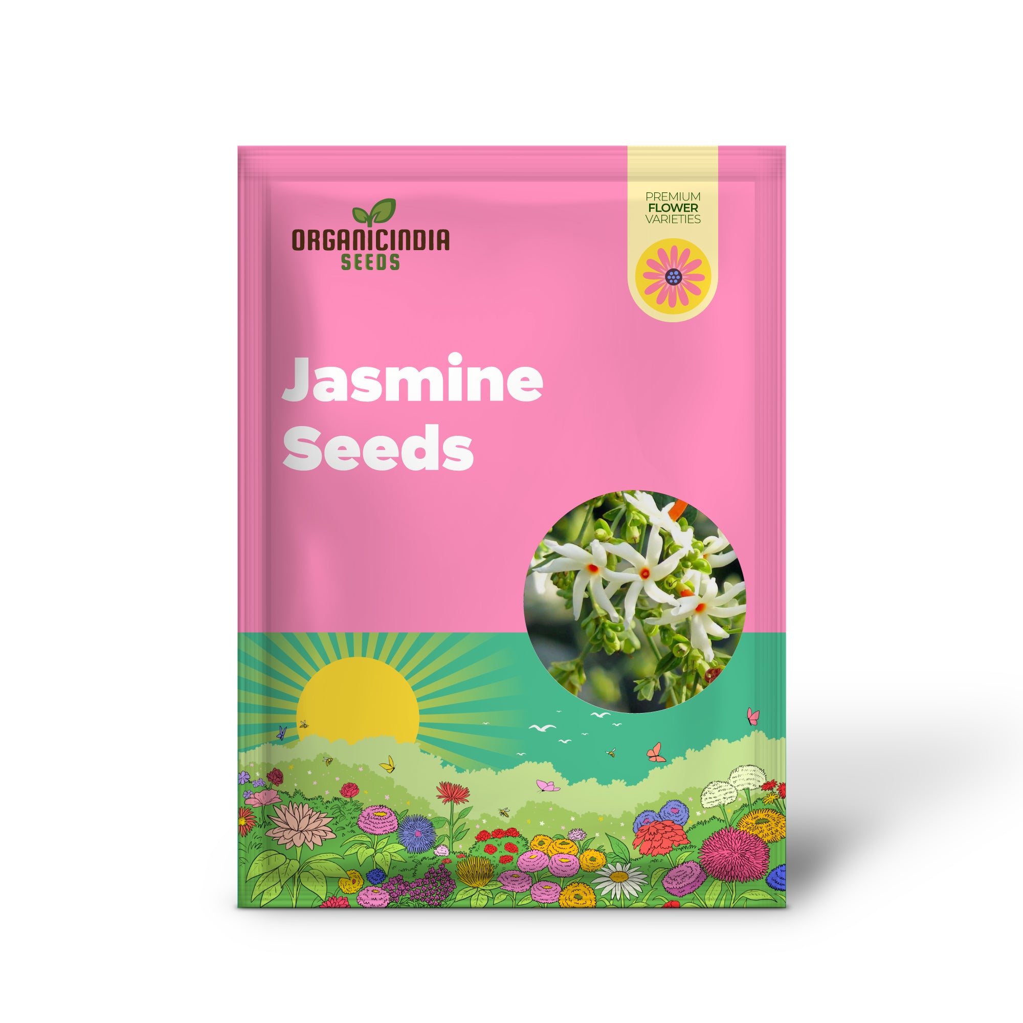 Jasminum Sambac Seeds Arabian Jasmine, Fragrant Broadleaf
