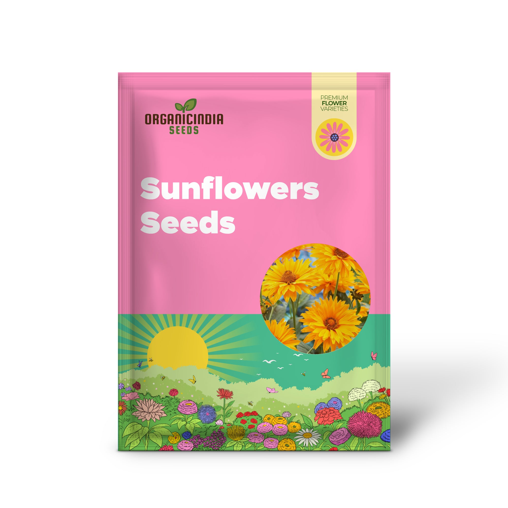 False Sunflowers Seeds (Heliopsis Helianthoides) | Perennial, Hardy, Heat & Drought Tolerant | Vibrant Cut Flowers for Patio, Container, and Garden Bed | 50Pcs Flower Seeds