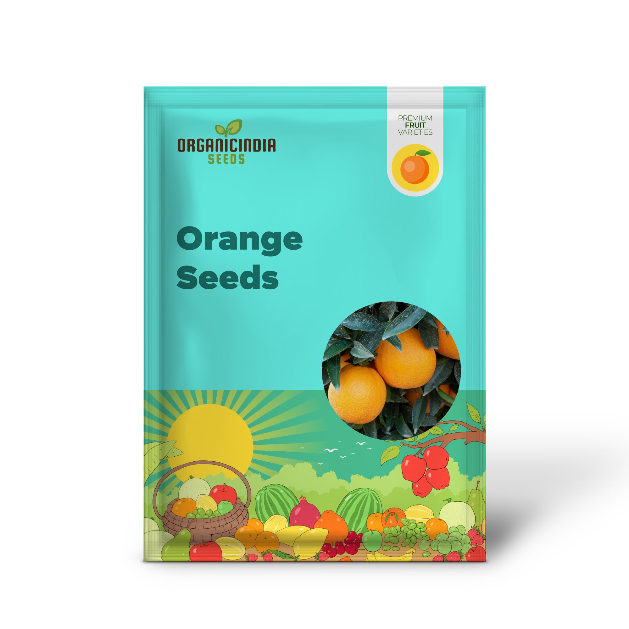 Washington Navel Orange Seeds - Exceptional Sweetness, Seedlessness, Easy-to-Peel Skin, Juicy & Tender Flesh - 10 Pcs