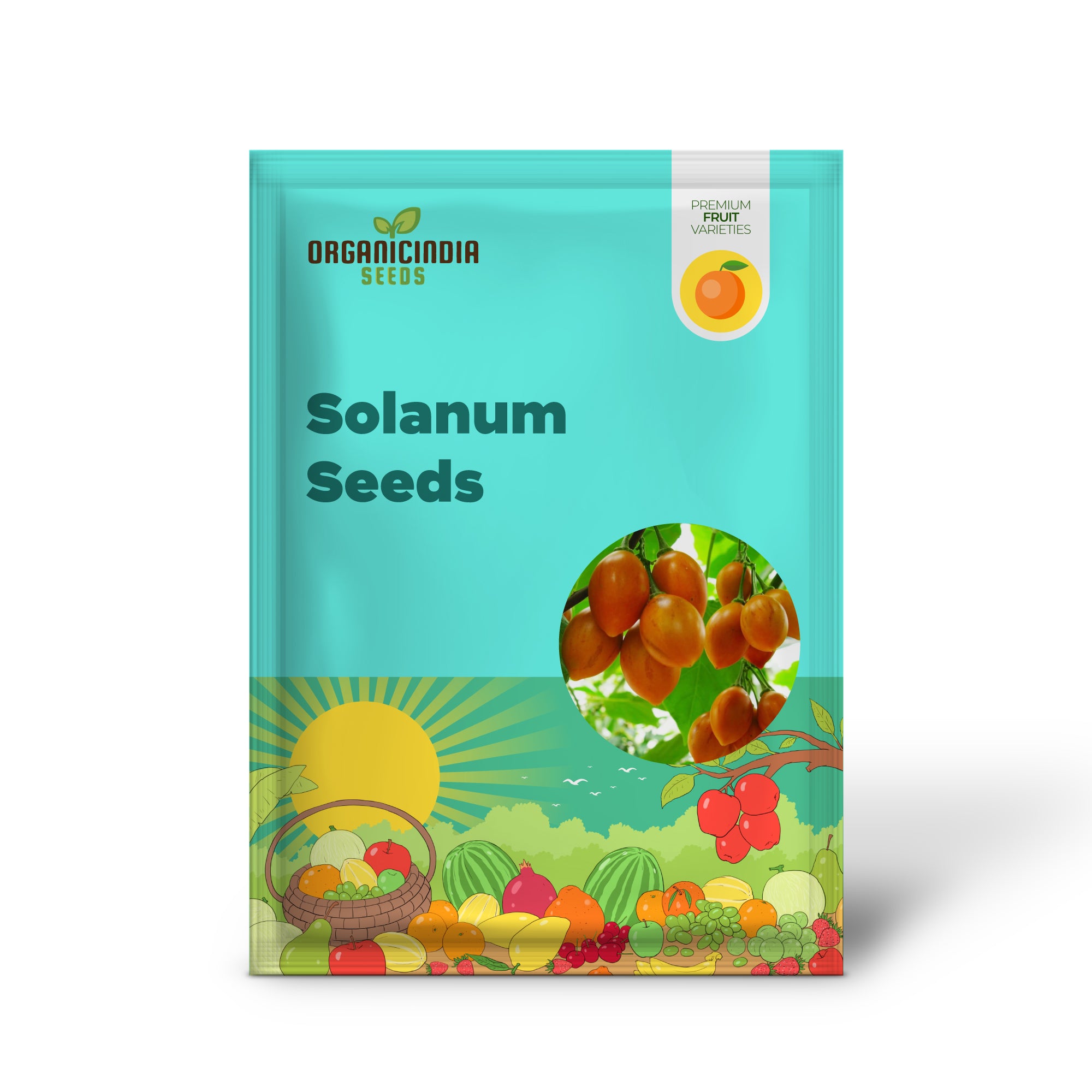 Solanum Seeds (Tree Tomato, )  Perennial Herbaceous Shrub, Self Pollinating, Outdoor Patio Fruit And Berries