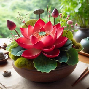 Red Lotus Seeds – Aquatic Water Garden Flower Plant