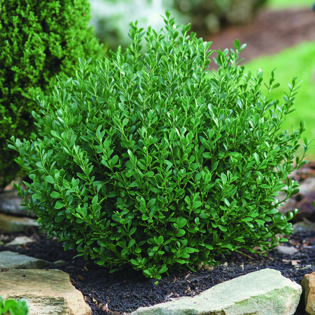 Northern Charm Boxwood with Dense Green Evergreen Foliage