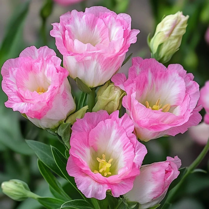 Bright Pink Lisianthus Eustoma Seeds for Flower Gardens