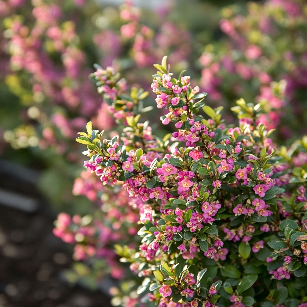 Semi Evergreen Shrub with Bright Spring Flowers