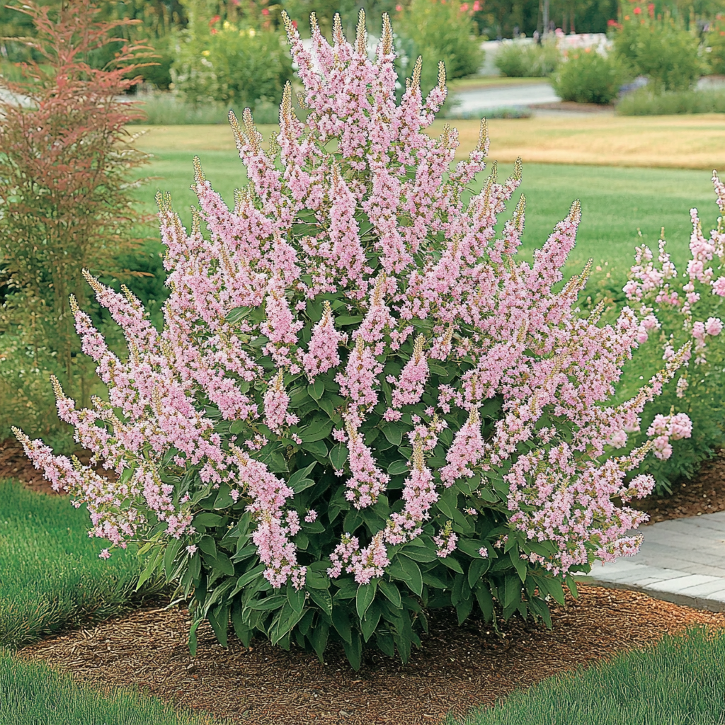 Buddleja davidii Pink Delight Shrub with Vibrant Pink Blooms