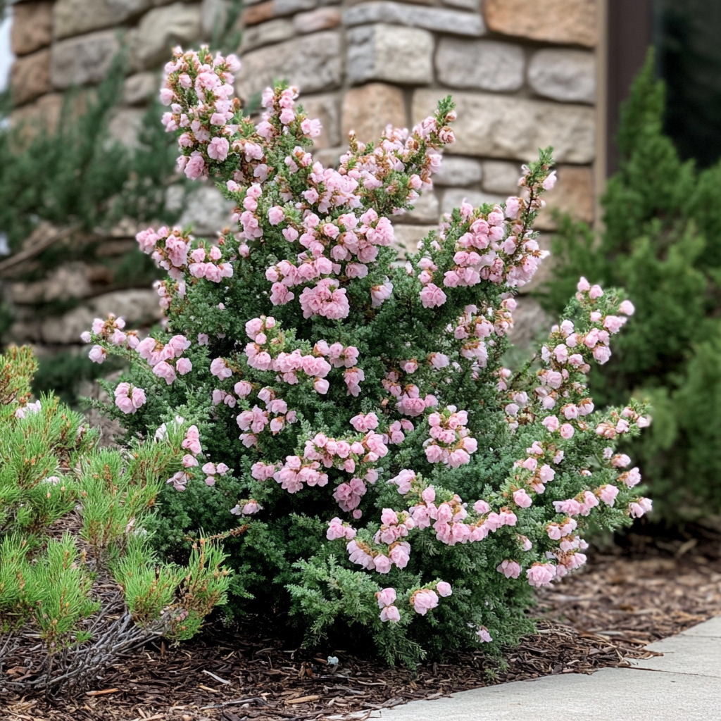 Compact Evergreen Pink Flower Seeds for Planting