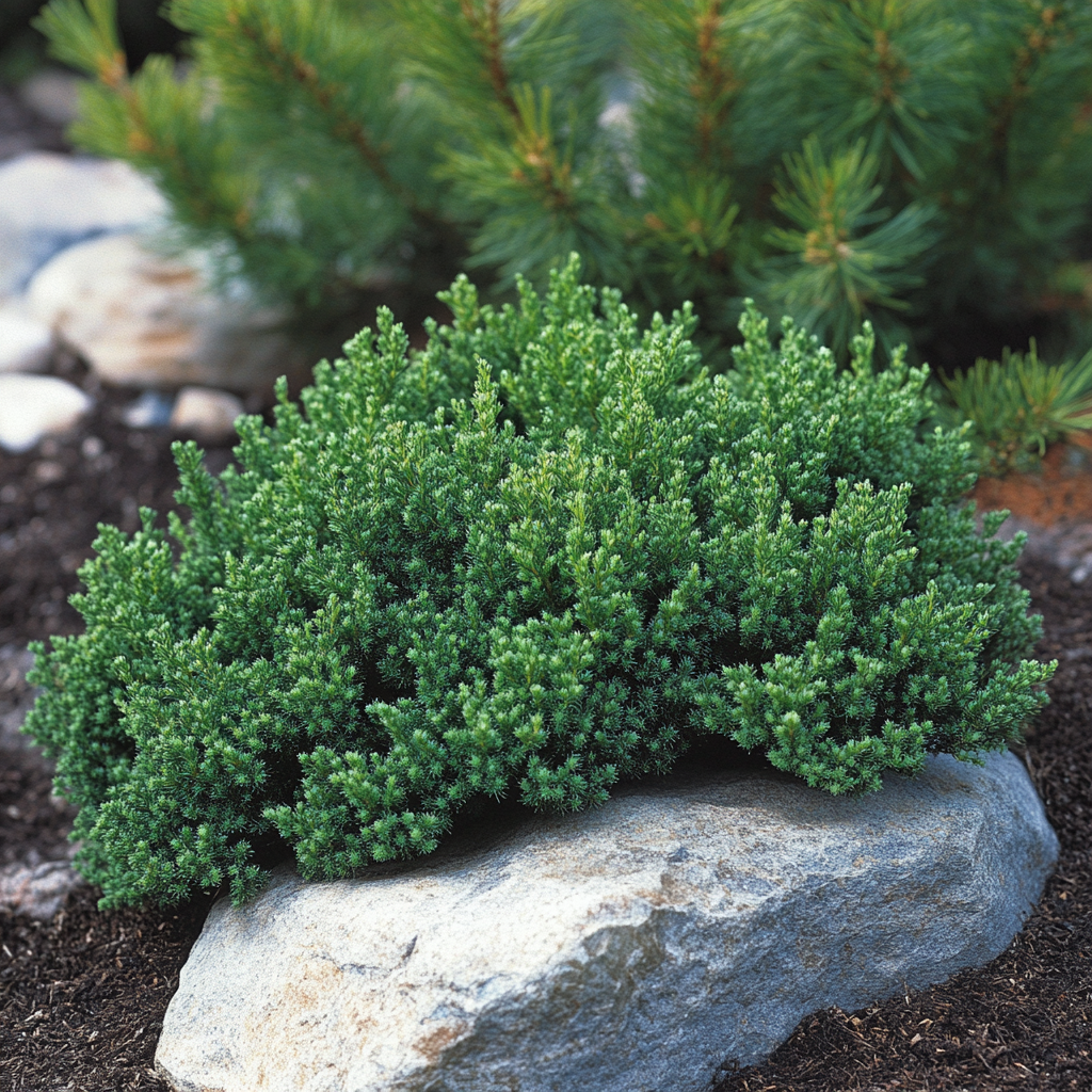 Compact Dwarf Evergreen Plant Used in Rock Garden