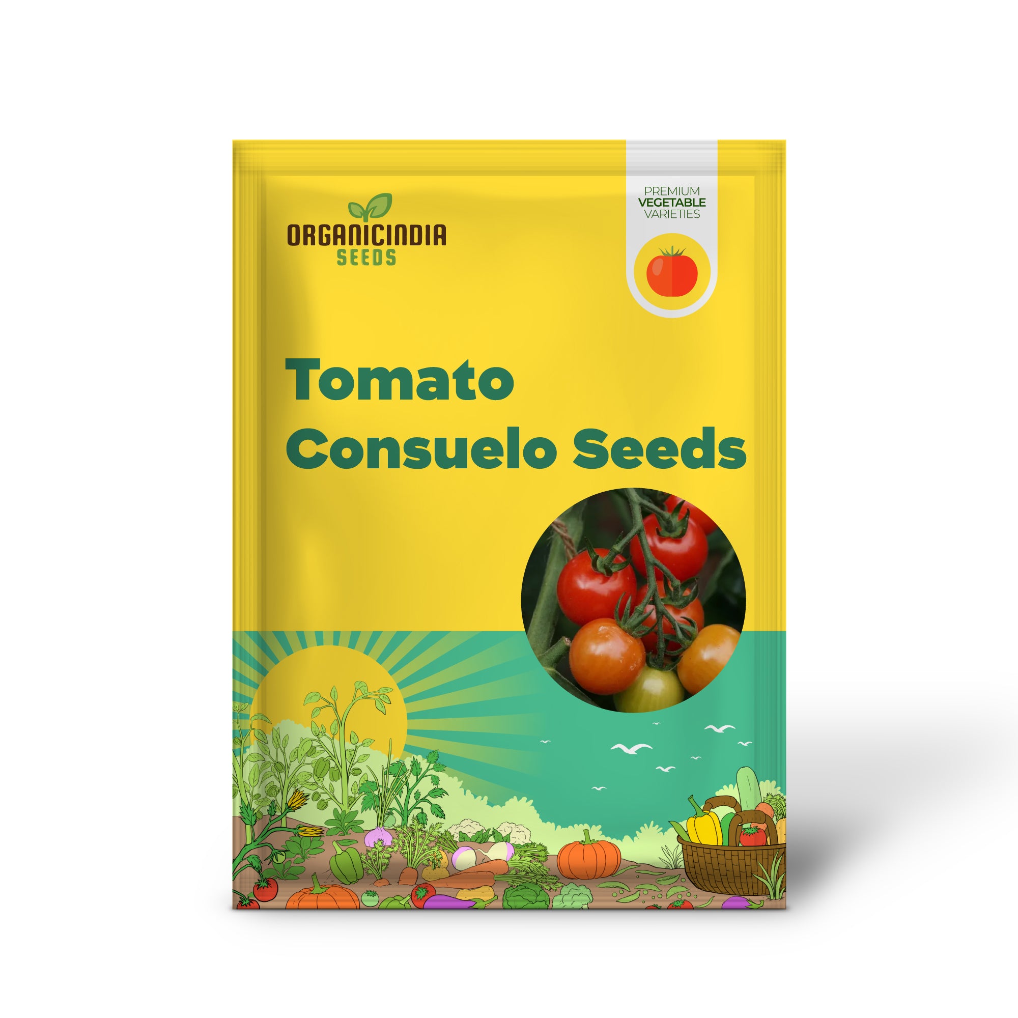 Consuelo Tomato Seedling for Garden Planting, Easy-to-Grow Heirloom Seeds