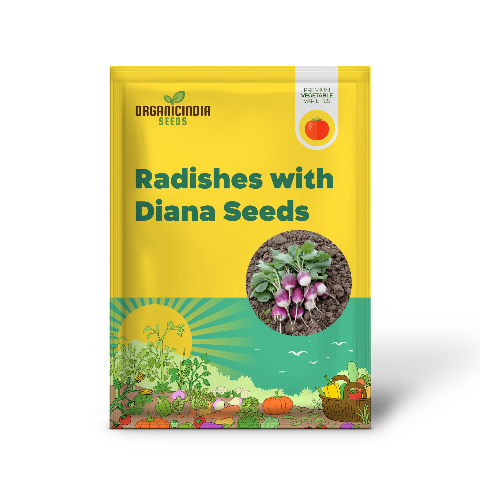 Radishes with Diana Seeds