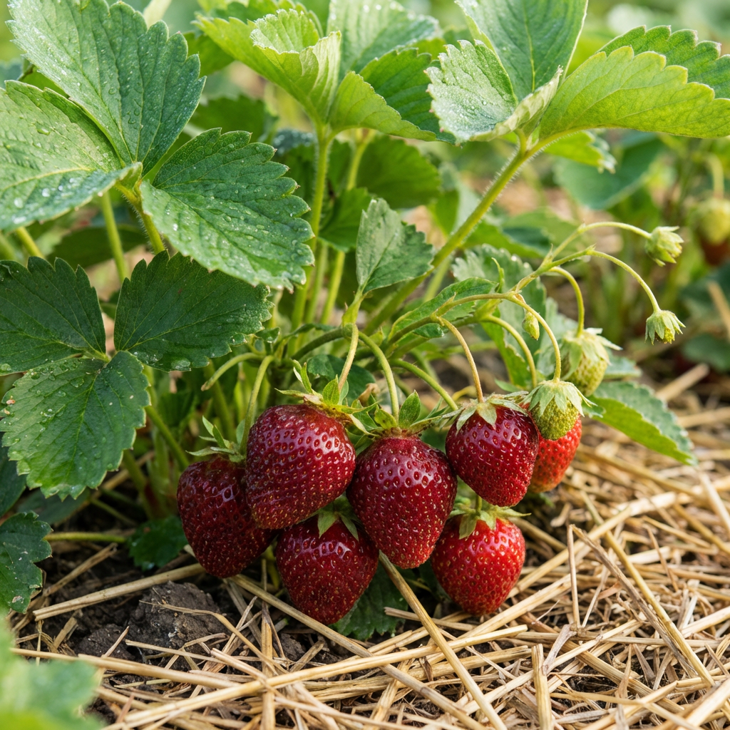 Semillas de Fresa Albion (Fragaria × ananassa ‘Albion’) – Semillas de Fruta de Sabor Dulce para Jardinería en Casa
