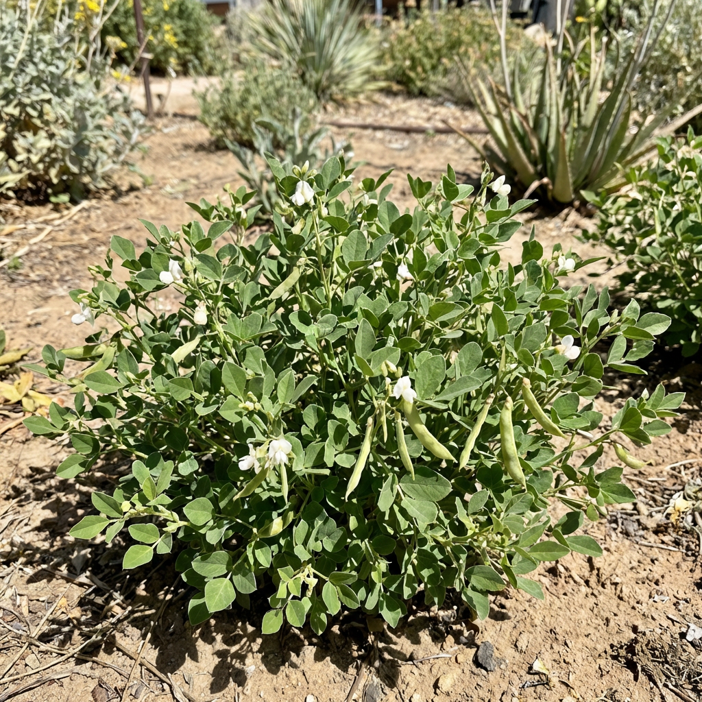 Graines de Haricot Tepary Blanc à Planter – Variété Ancienne, Non-OGM, Graines de Jardin Biologiques à Haute Germination pour Haricots Résistants à la Sécheresse