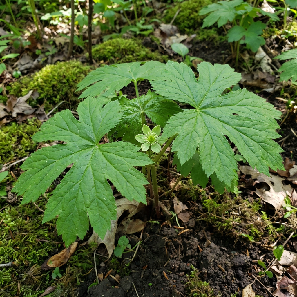 Goldenseal Root Seeds (Hydrastis canadensis) for Planting – Heirloom Shade-Loving Herb Seeds