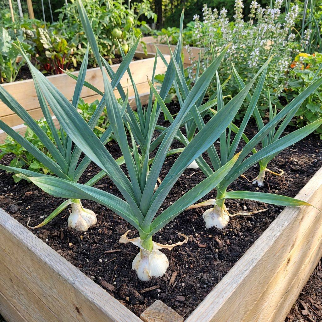 植え付け用象にんにくの種子、白色 – 伝統種、非遺伝子組み換え、高発芽率の有機庭園用種子