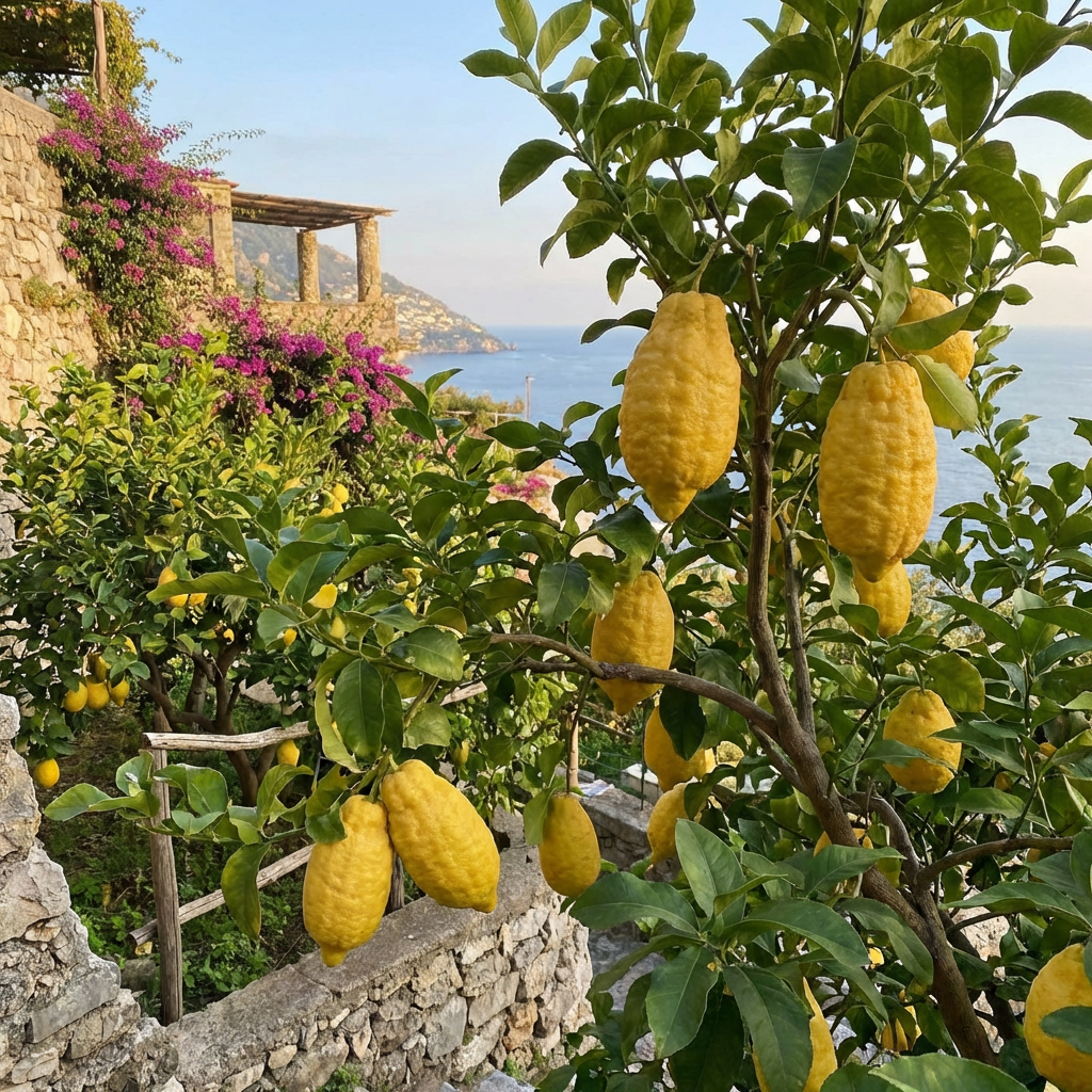 Semi di Limone Amalfi Italiano per Piantare – Varietà Antica, Non OGM, Semi Biologici da Giardino ad Alta Germinazione
