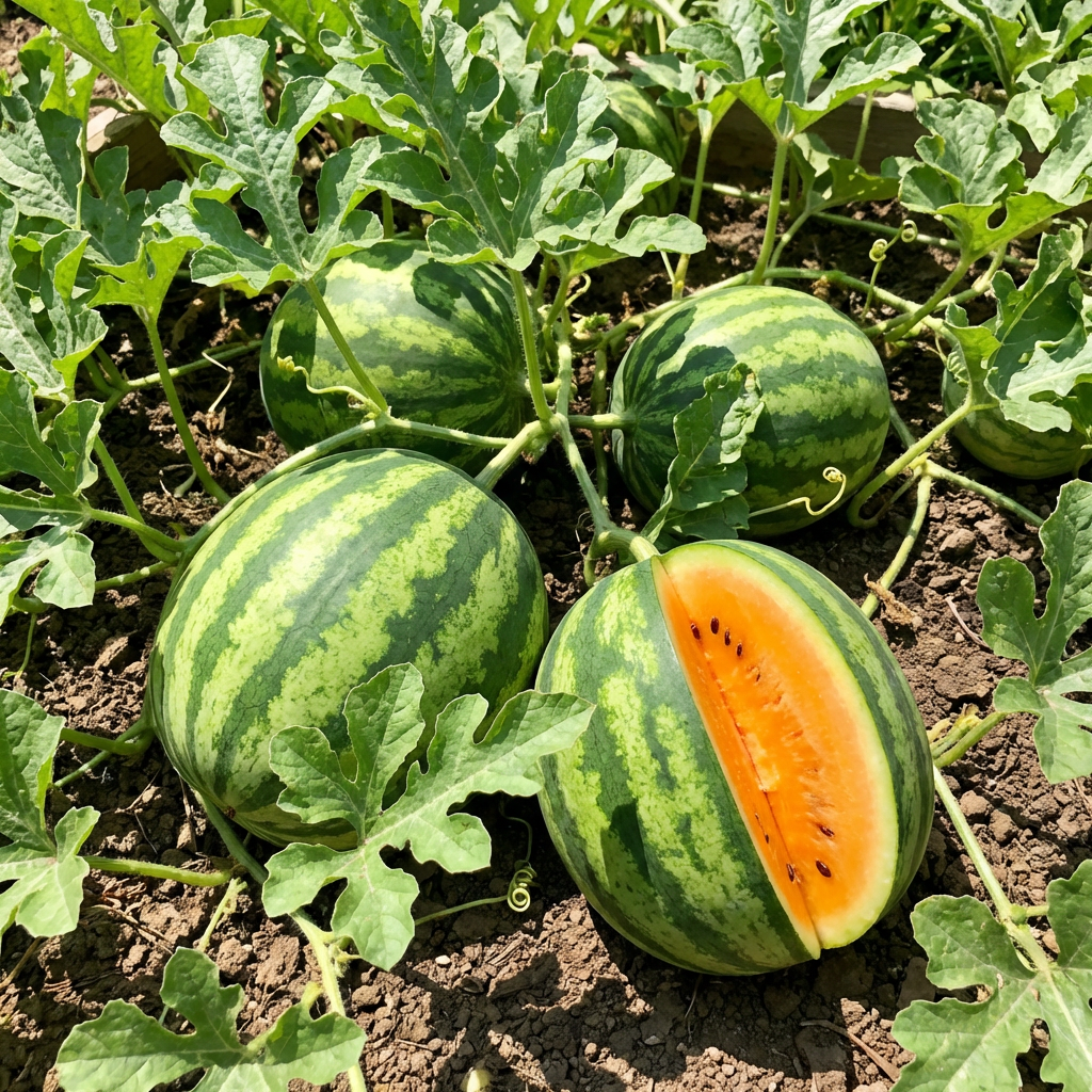 Semillas de Sandía Dulce Naranja Tendersweet (Citrullus lanatus) – Variedad Tradicional de Semilla de Fruta Heredada