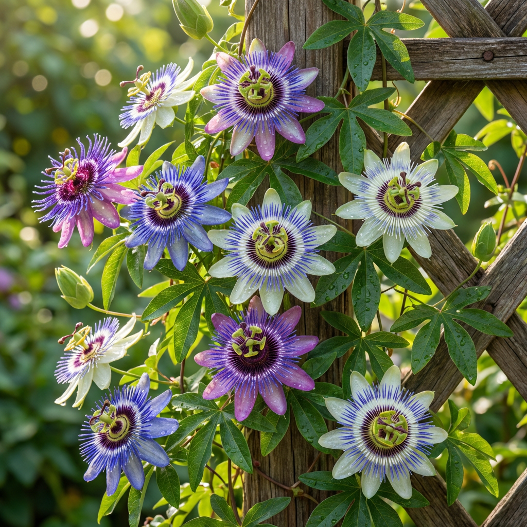 Mixed Color Passion Flower Seeds – Non-GMO, Heirloom, High Germination Organic Garden Seeds for Planting