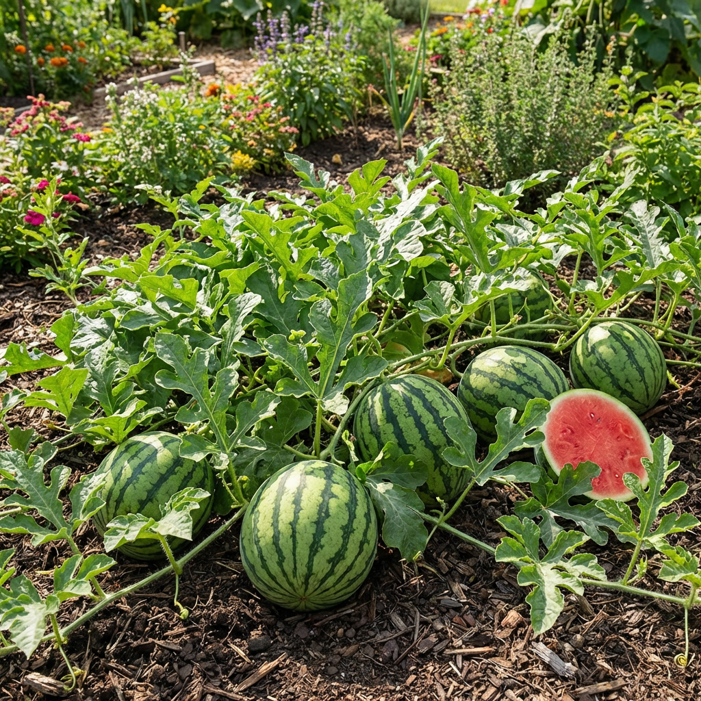Graines de pastèque sans pépins pour plantation – Graines de jardin biologiques anciennes non OGM à haute germination